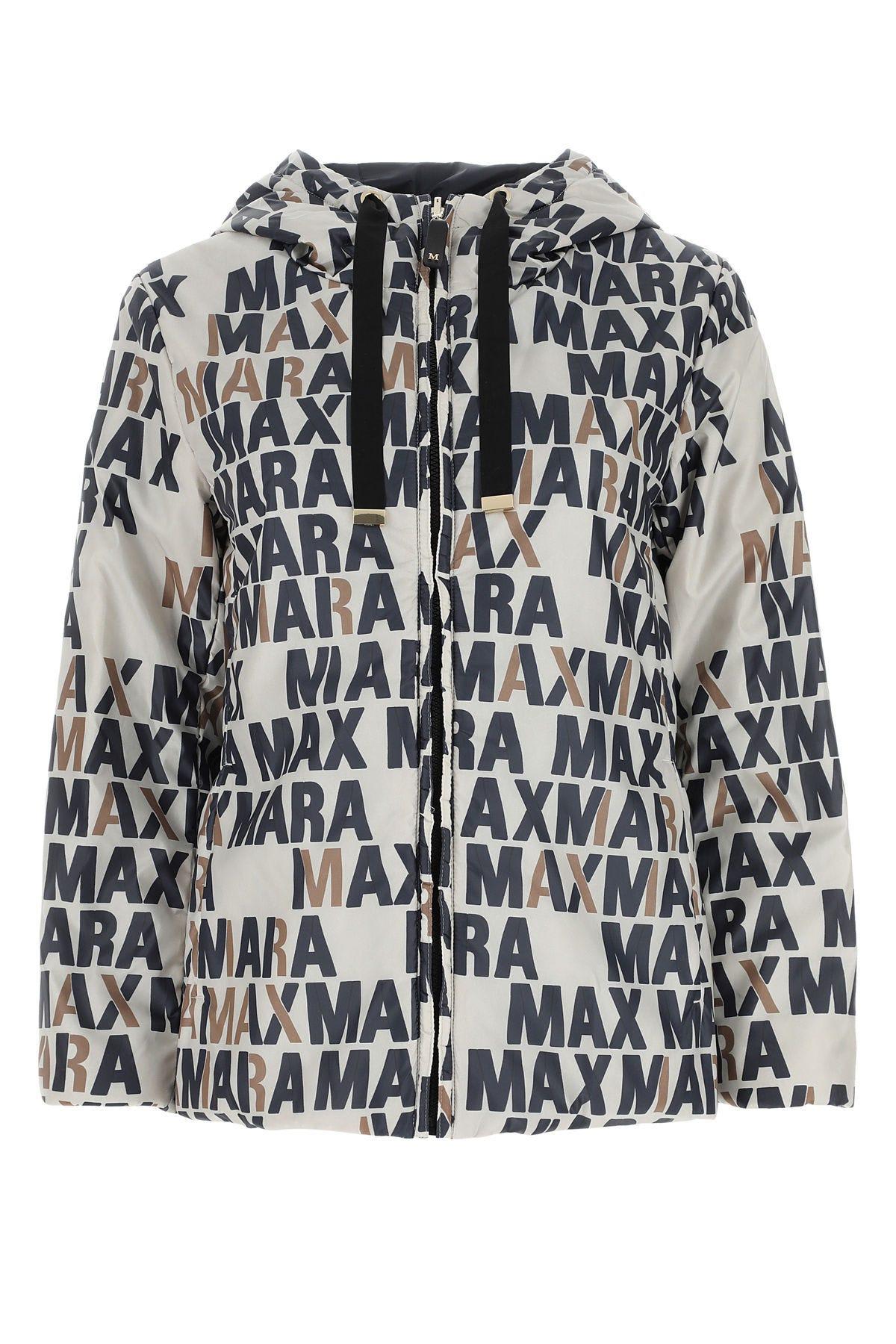 Max Mara The Cube Printed Polyester Greenmax Padded Jacket