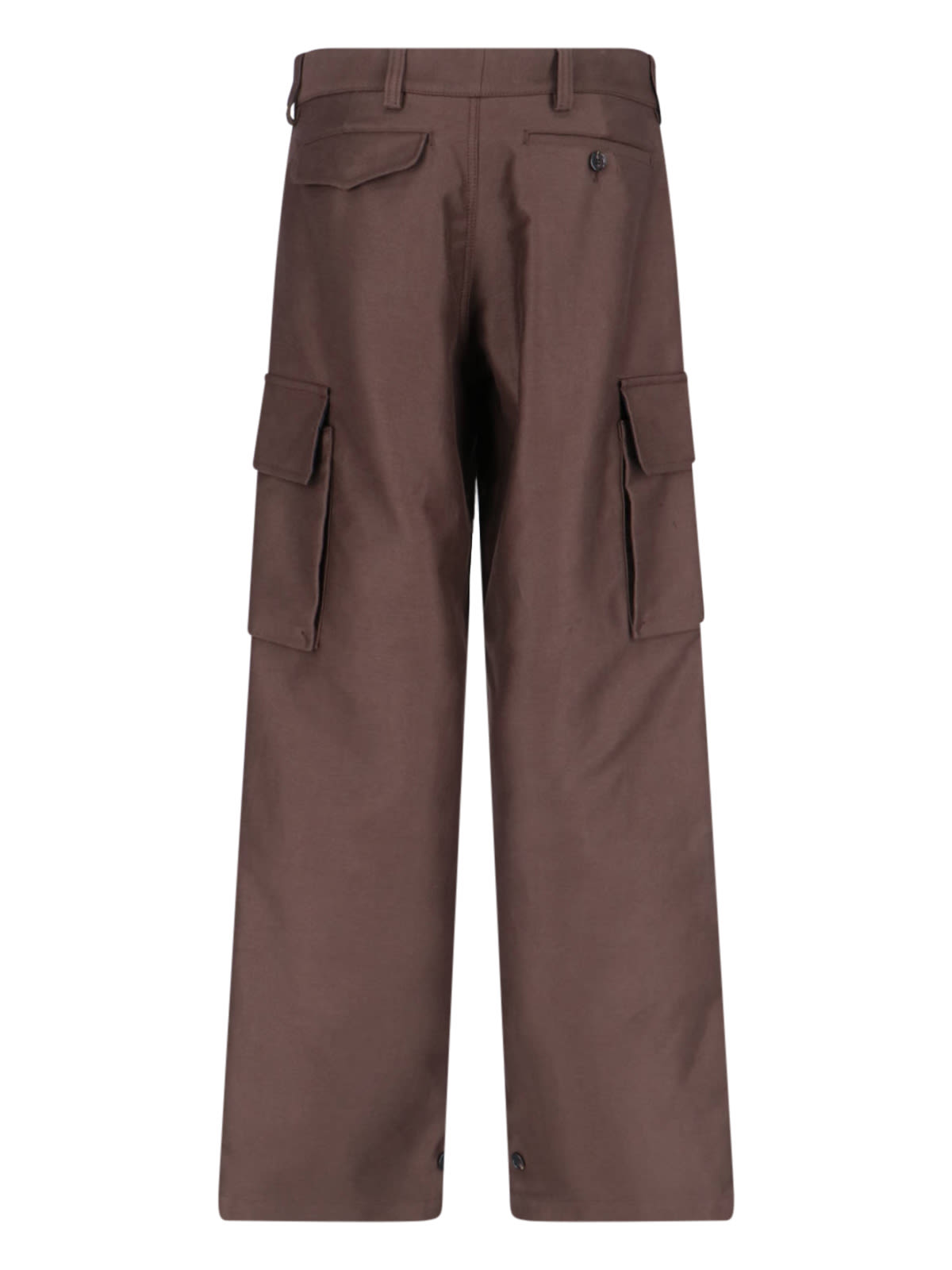 Shop Marni Cargo Pants In Brown