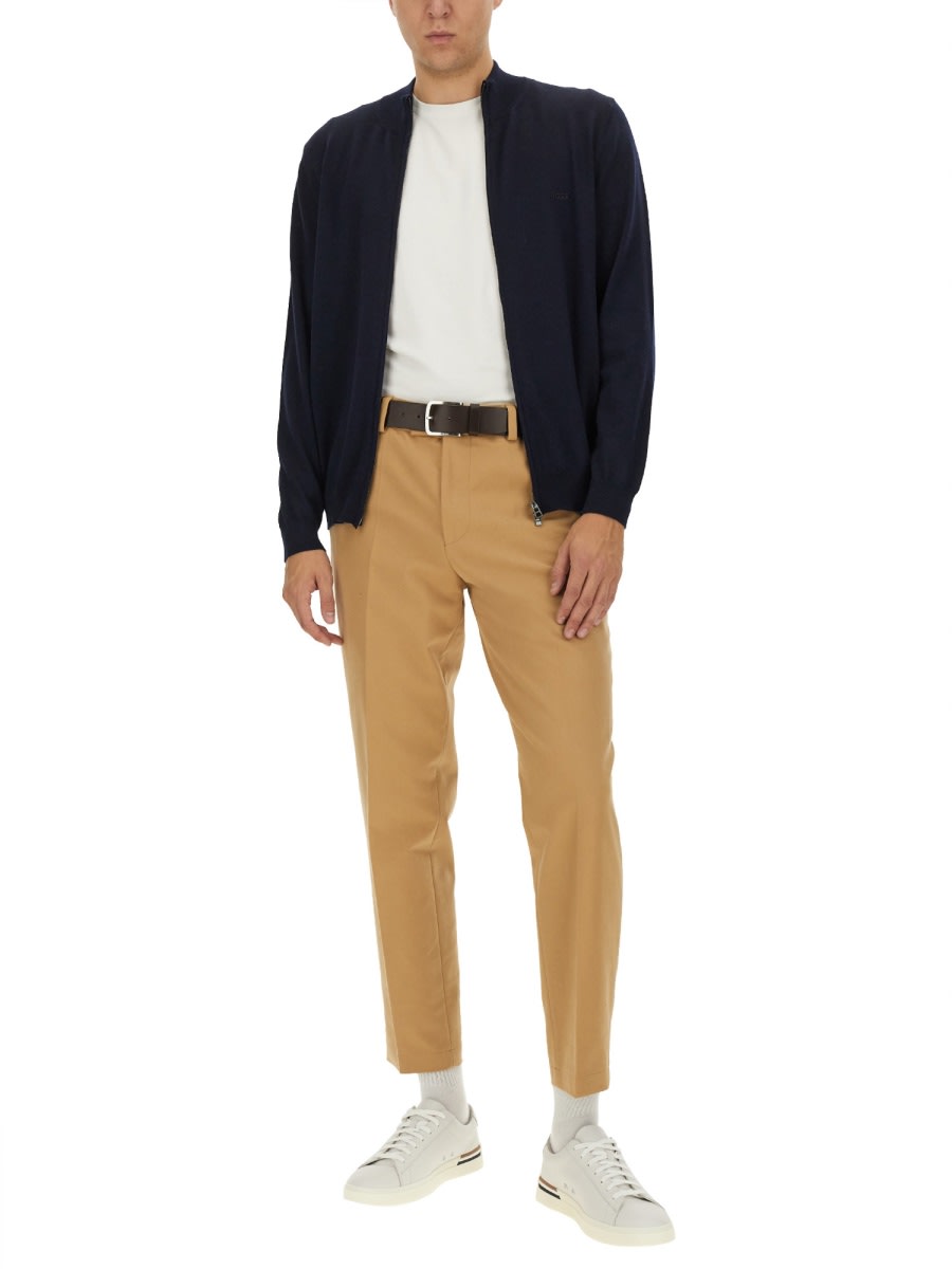 Hugo Boss Cardigan "balonso" In Blue