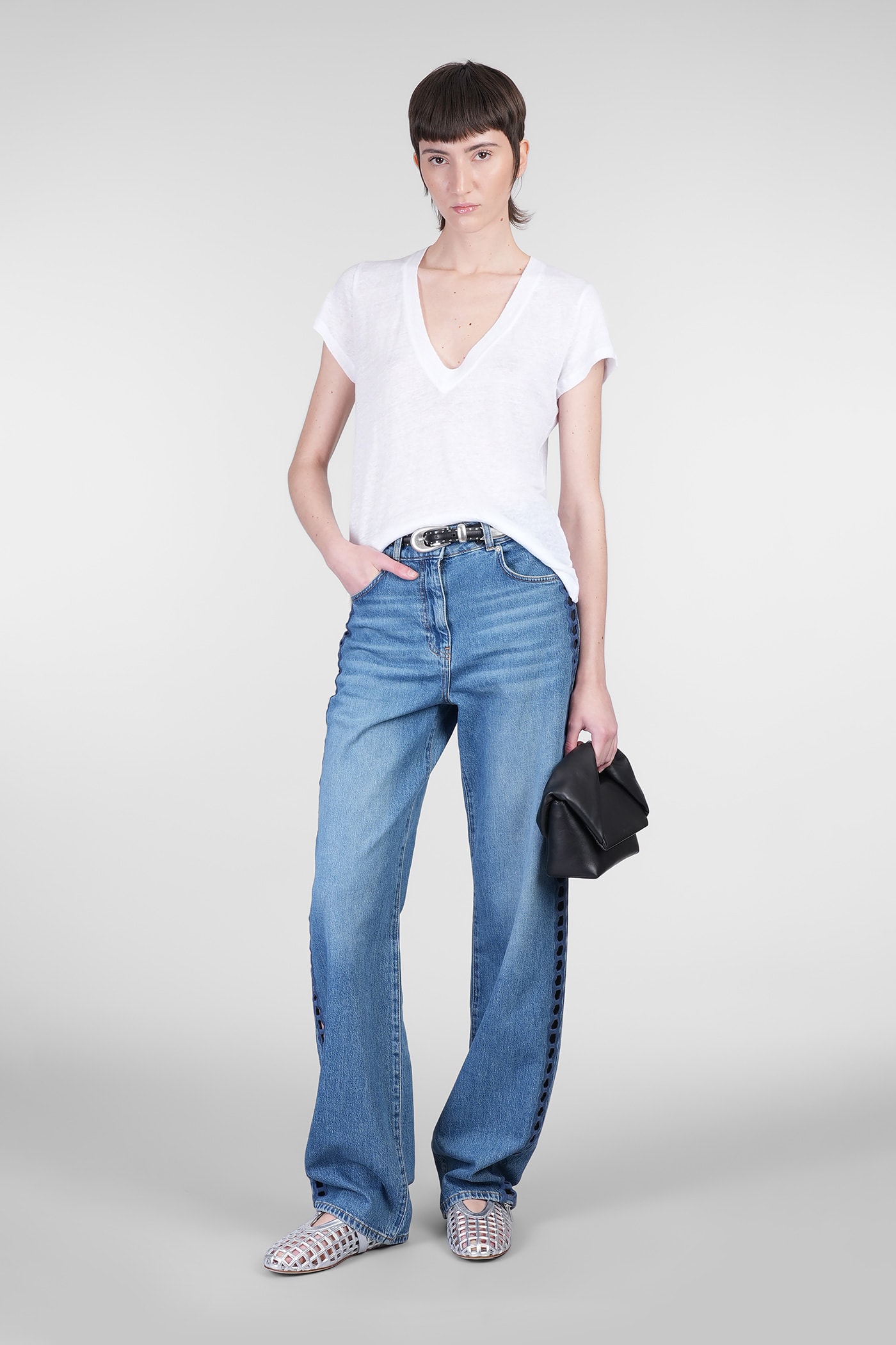Iro T-shirt En Lin Col V Rodeo