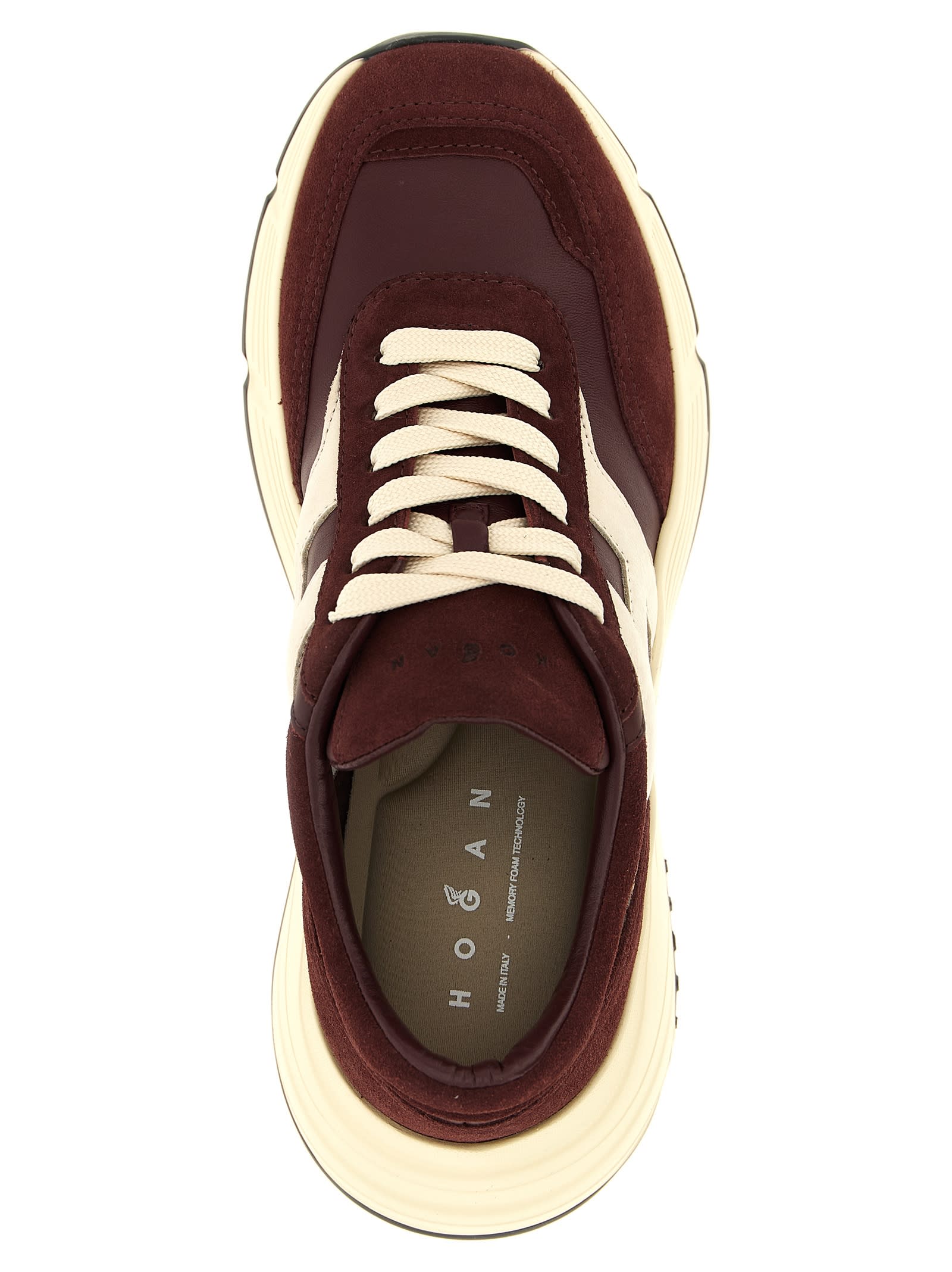 Hogan Hi-fi Sneakers In Brown