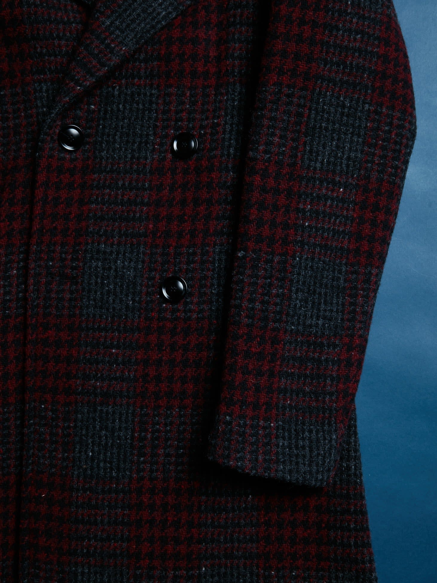 Shop Doppiaa Aalbany Double-breasted Checked Coat