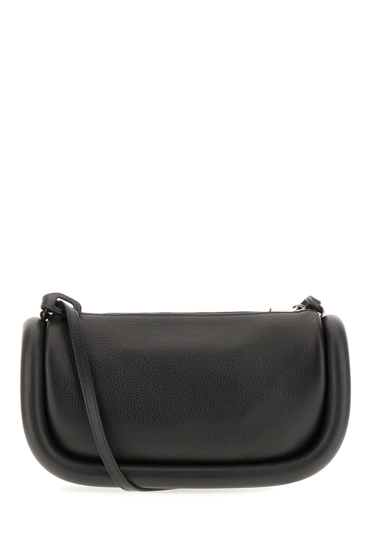 Shop Jw Anderson Black Leather Bumper-15 Crossbody Bag In 999