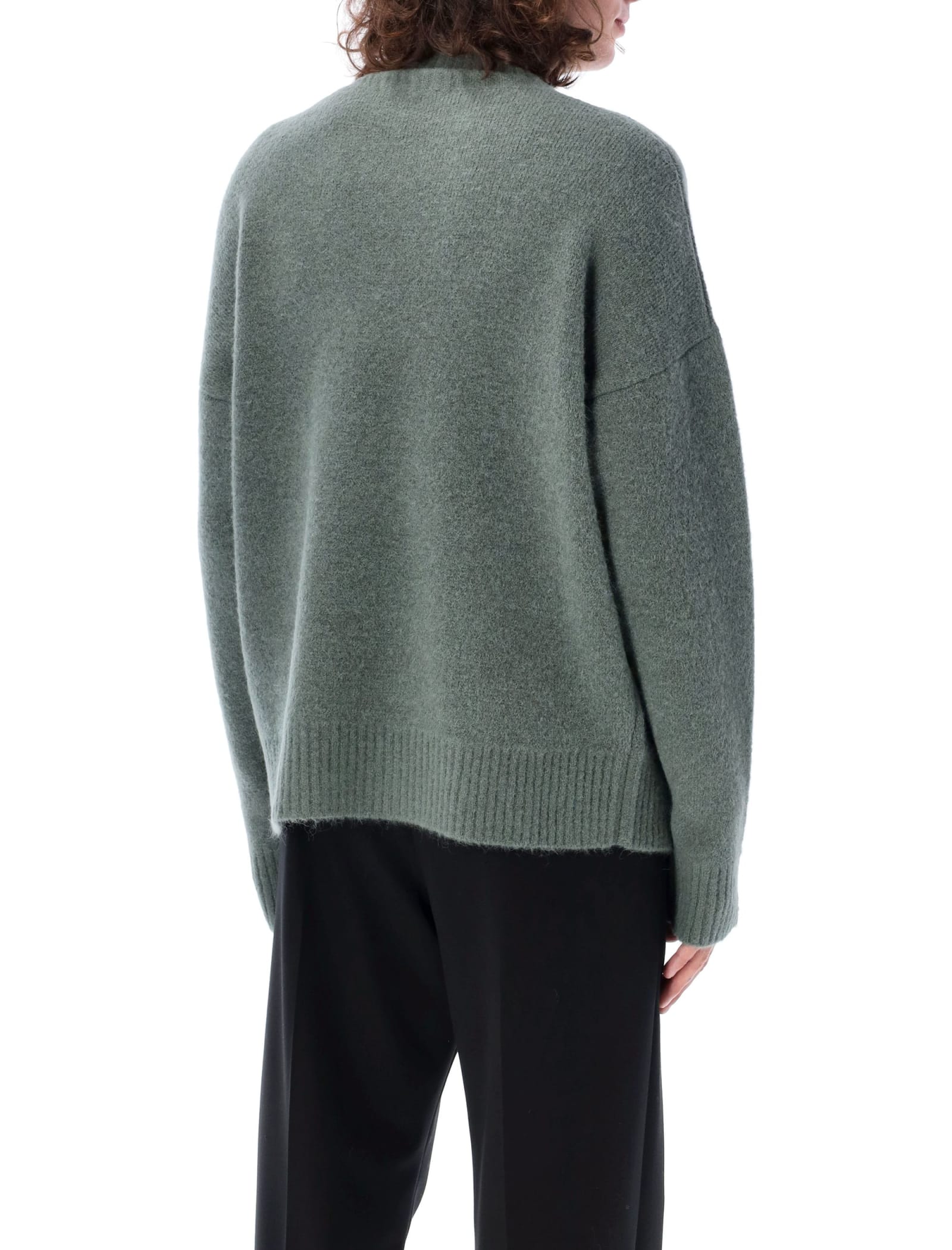 Shop Ami Alexandre Mattiussi Adc Sweater In Antique Clay