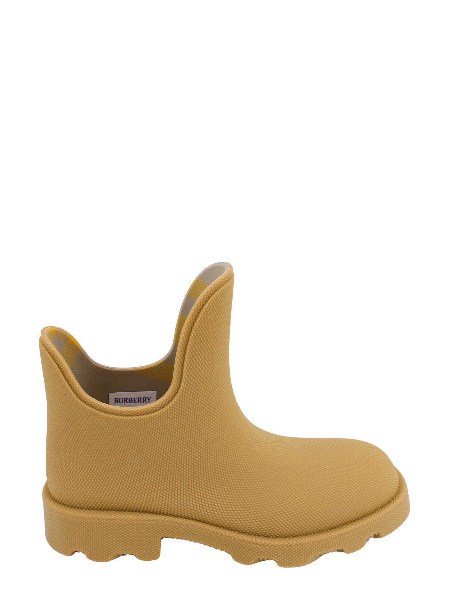 Shop Burberry Marsh Ankle Boots In Beige