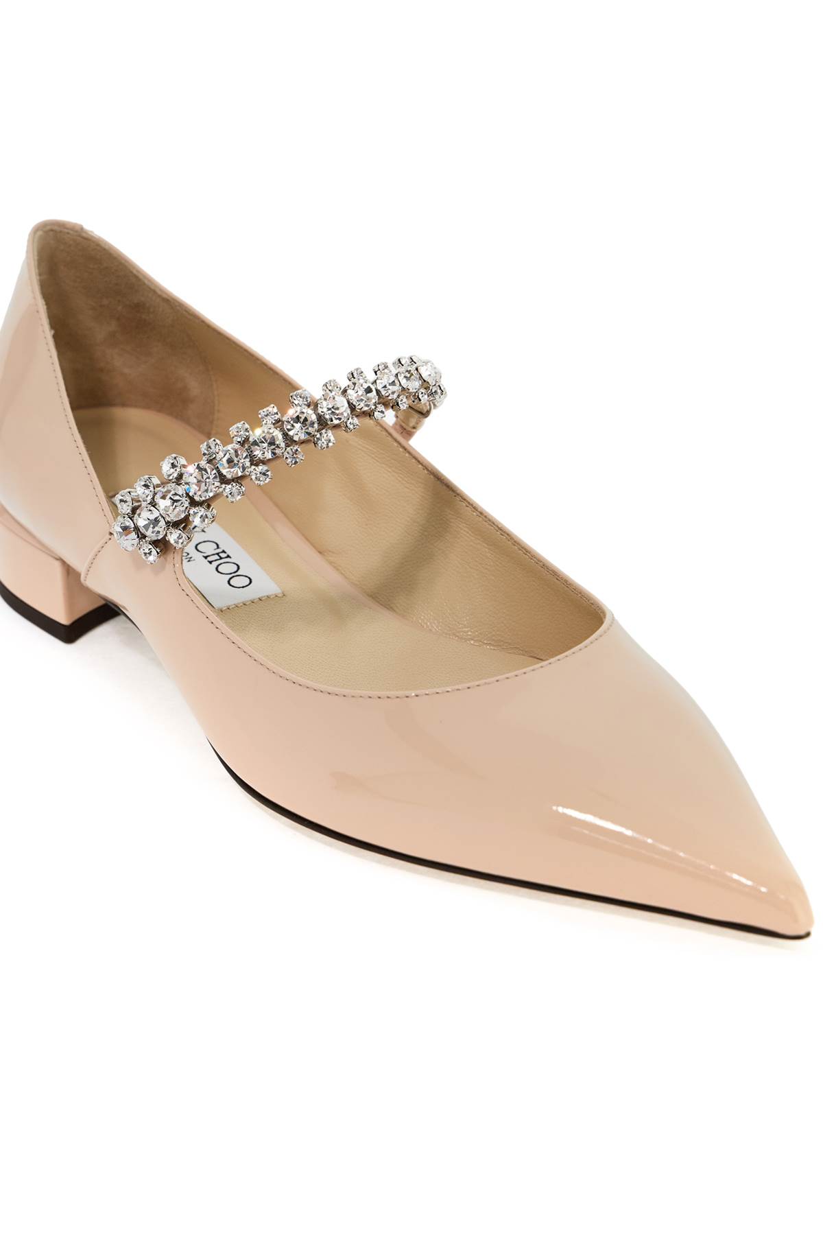 Shop Jimmy Choo Bing Pump Flat In Macaron