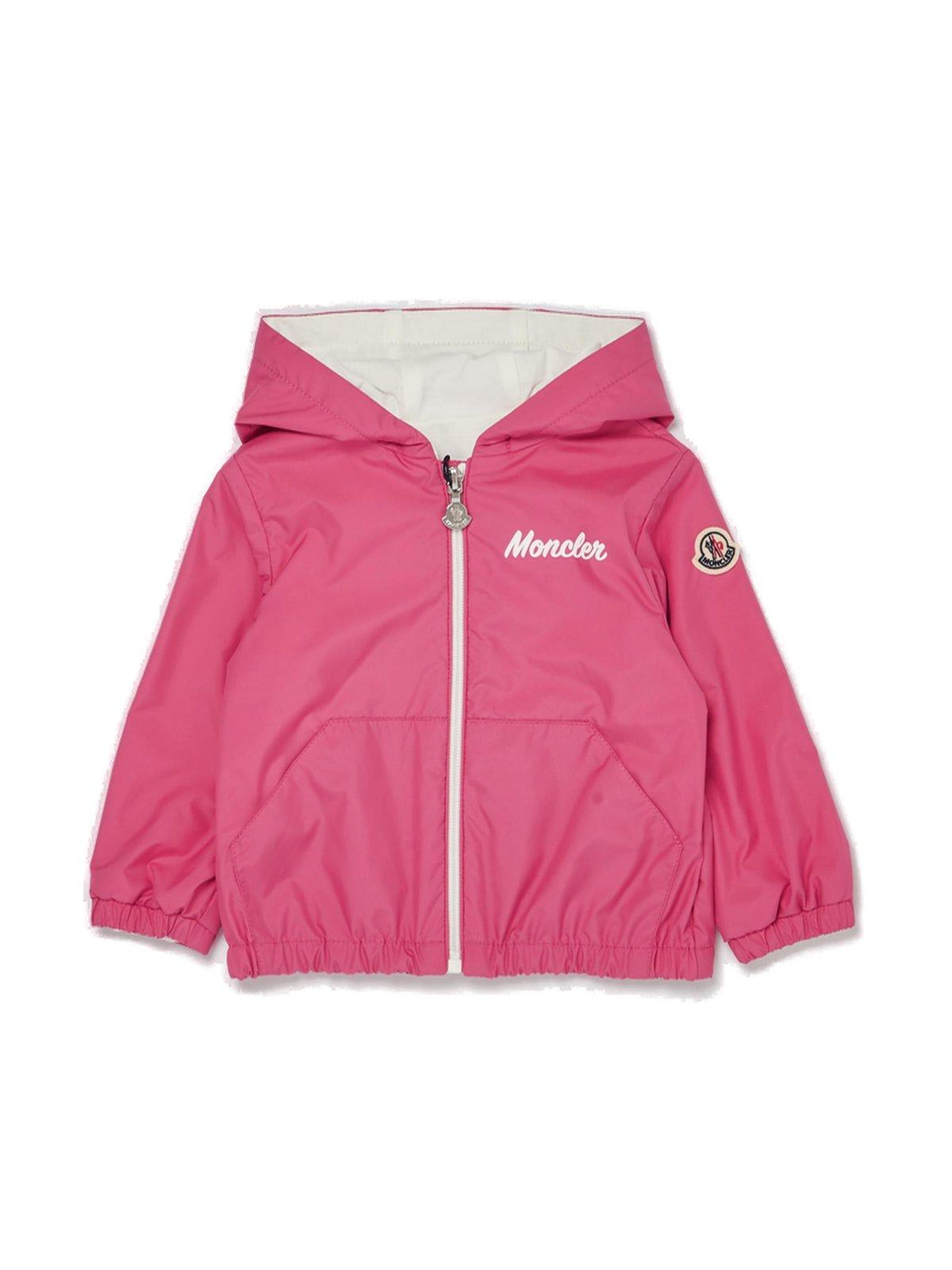 Moncler Kids' Evanthe Hooded Jacket In Pink