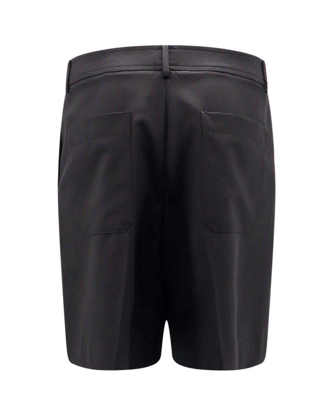 Shop Valentino Mid-rise Beruda Shorts In Black