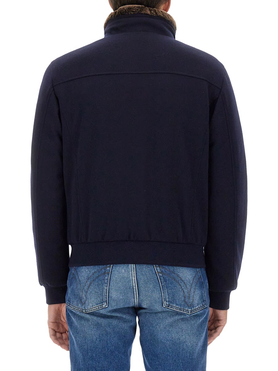 Moorer Bellati-mrw Wool Jacket In Blue