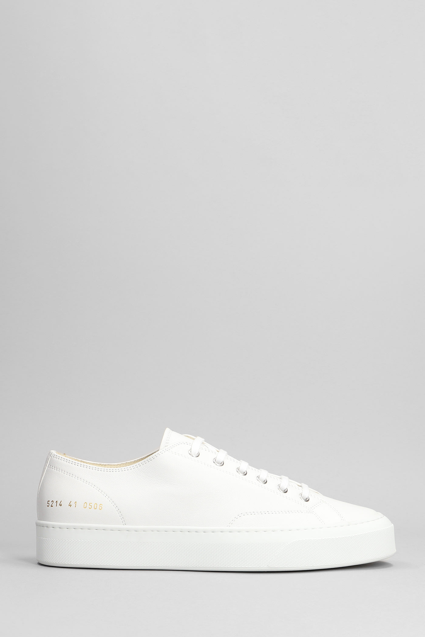 Common Projects Tournament Sneakers In White Leather