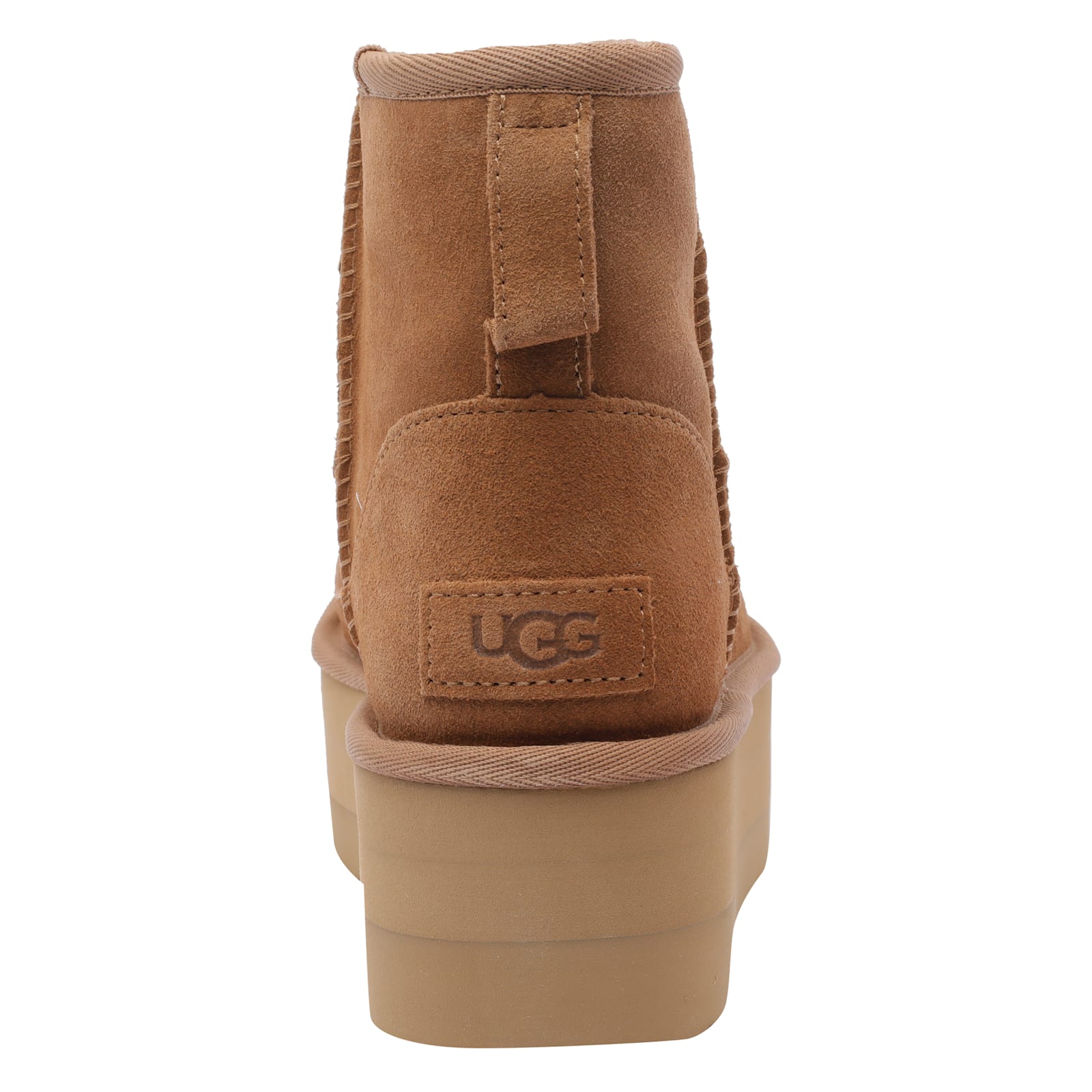 Ugg Classic Ultra Platform Booties In Brown