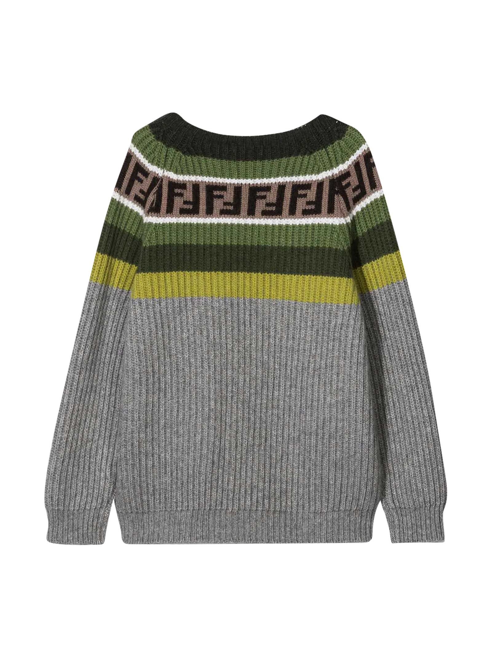 fendi striped sweater