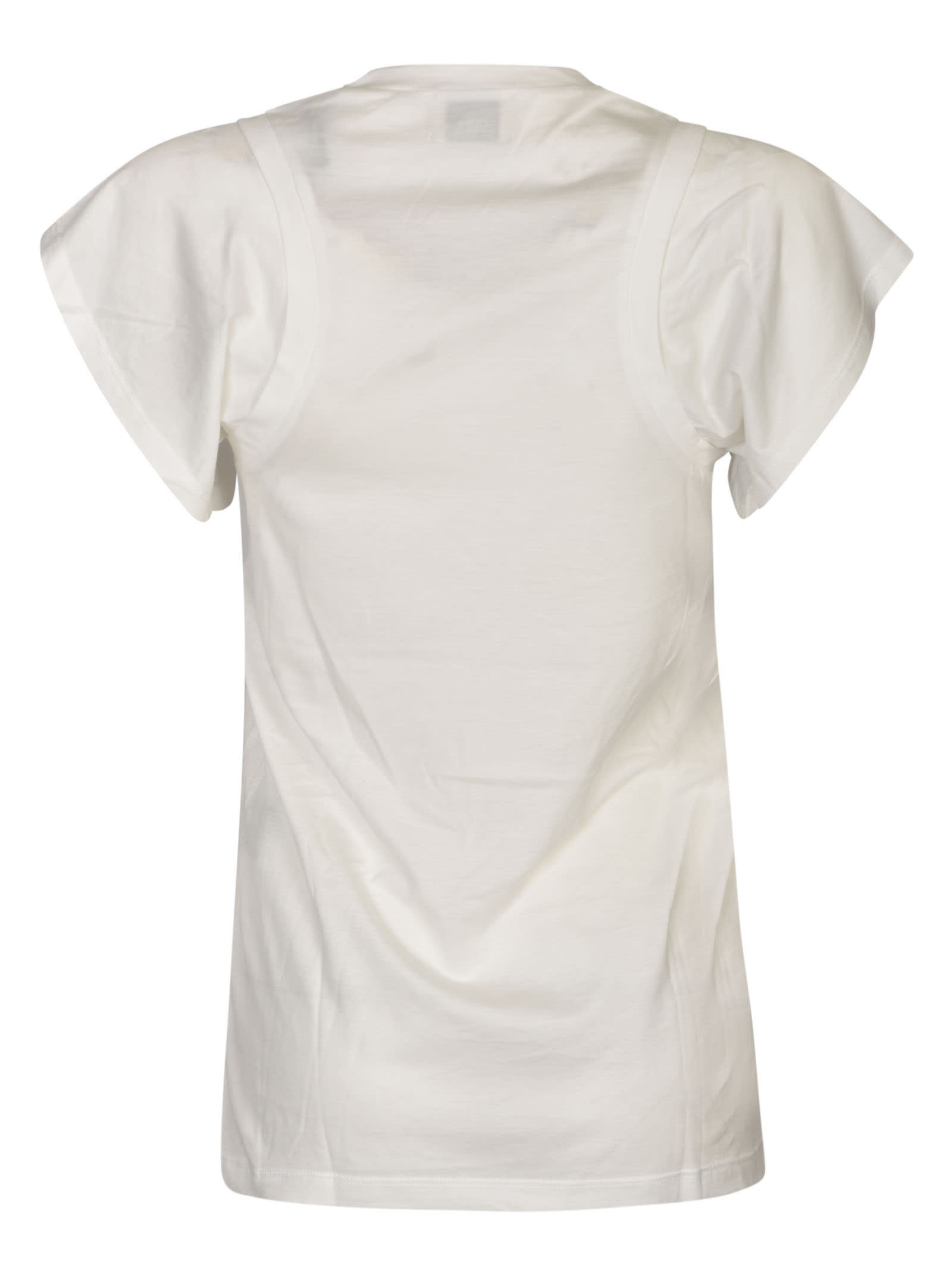 Shop Isabel Marant Faly T-shirt In White