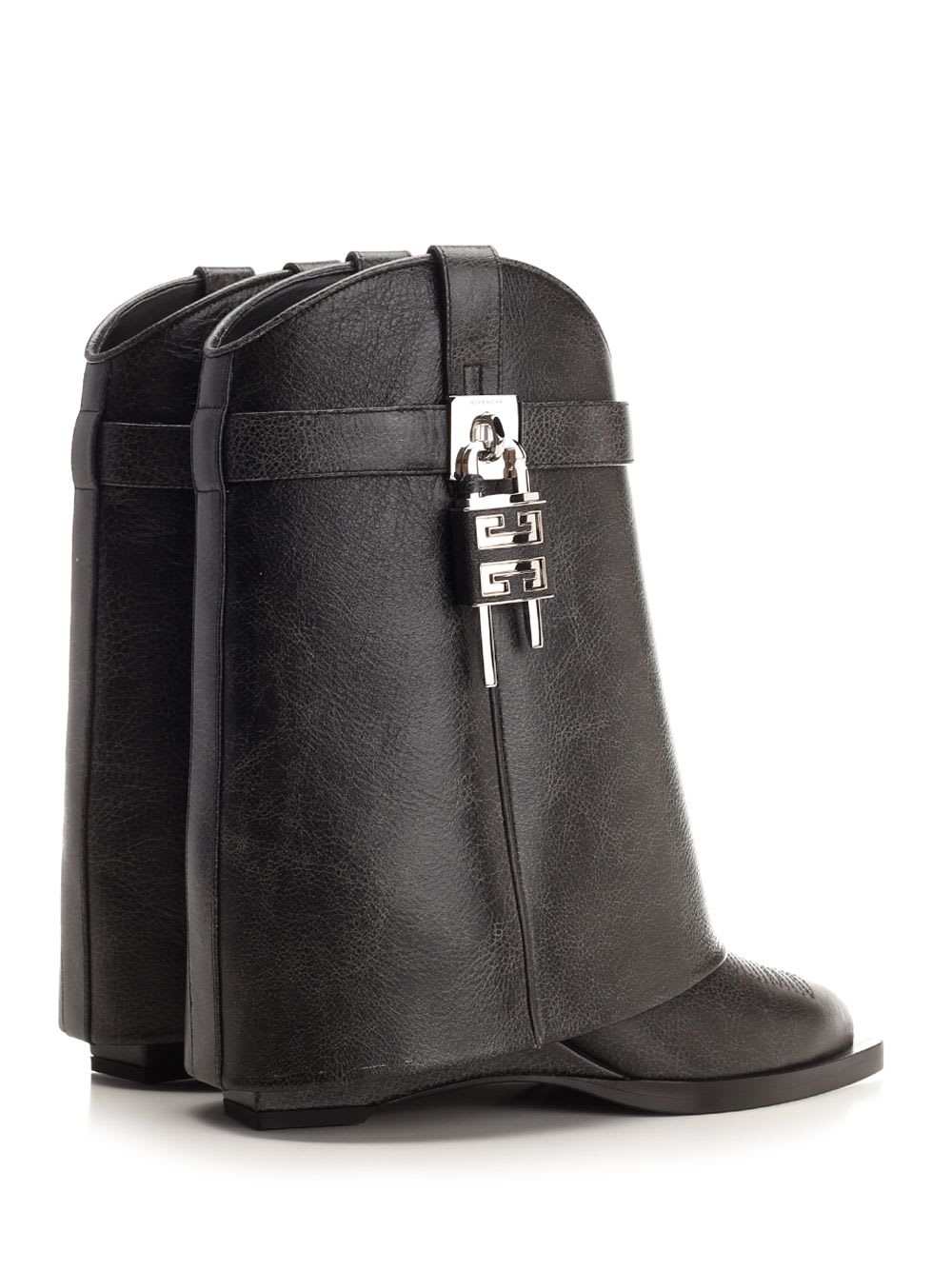 Givenchy Woman Ankle Boots Charcoal Size 7 Leather In Black