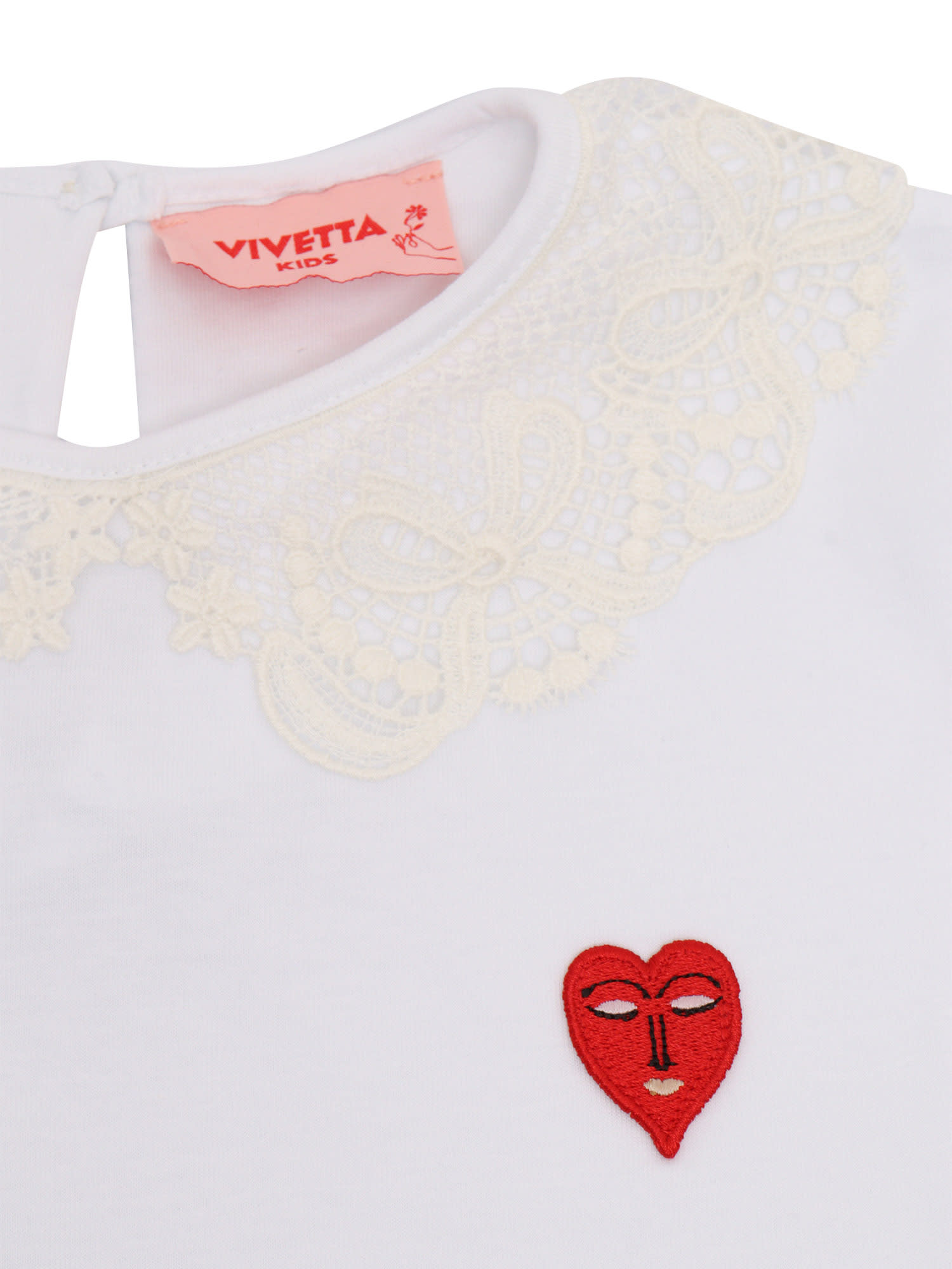 Vivetta White T-shirt In Gray
