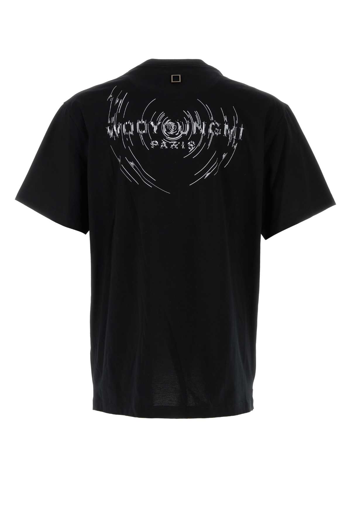 Shop Wooyoungmi Black Cotton T-shirt