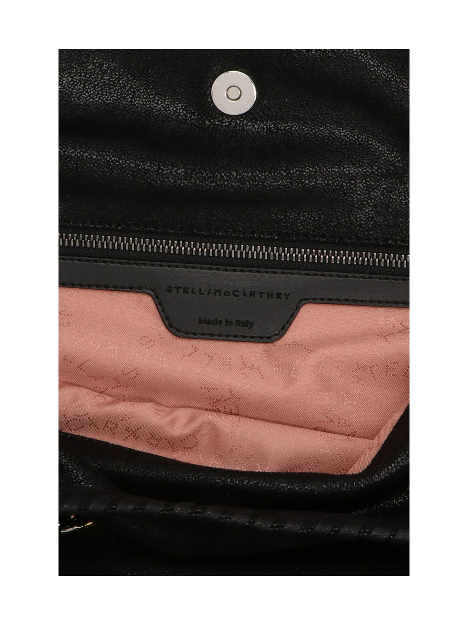 Stella Mccartney Falabella Fold Over Tote Bag In Black