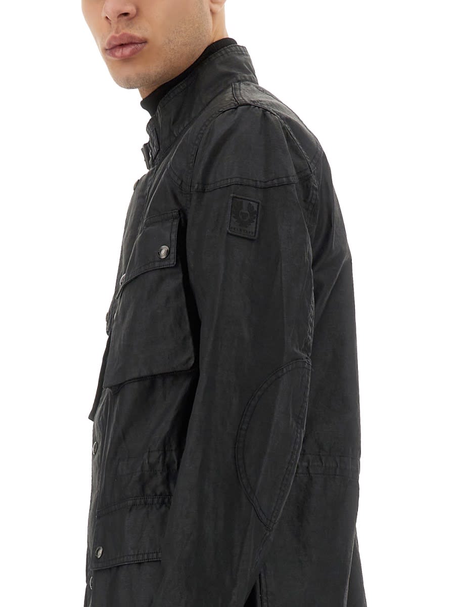 Belstaff Men's Fieldmaster Wax Jacket In Black