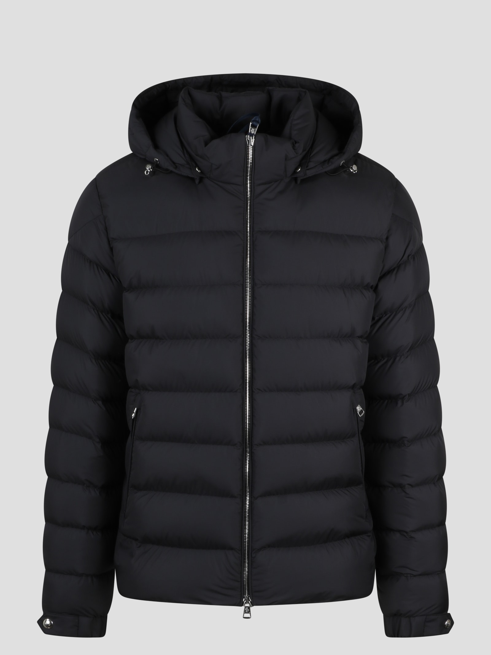 Moncler Arneb Lightweight Micro Chic Down Jacket In Black