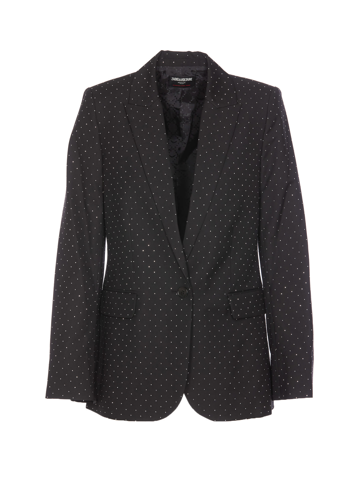 Valse Tailleur Strass Blazer