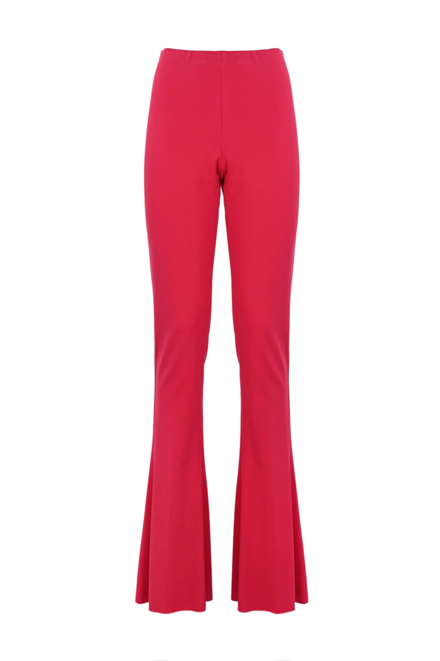 Flared Trousers In Milan Stitch