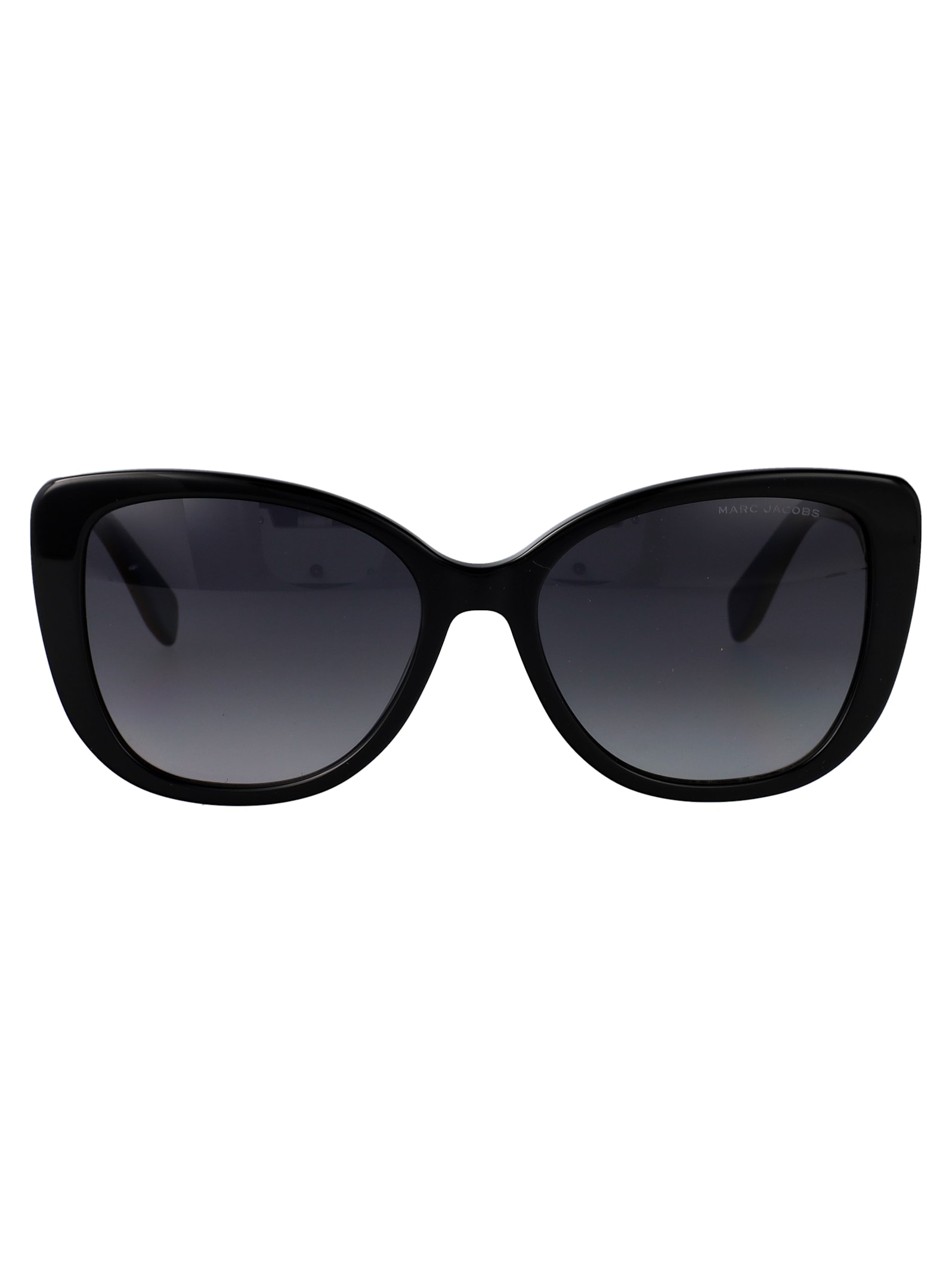Marc Jacobs 55mm Gradient Cat Eye Sunglasses In Black