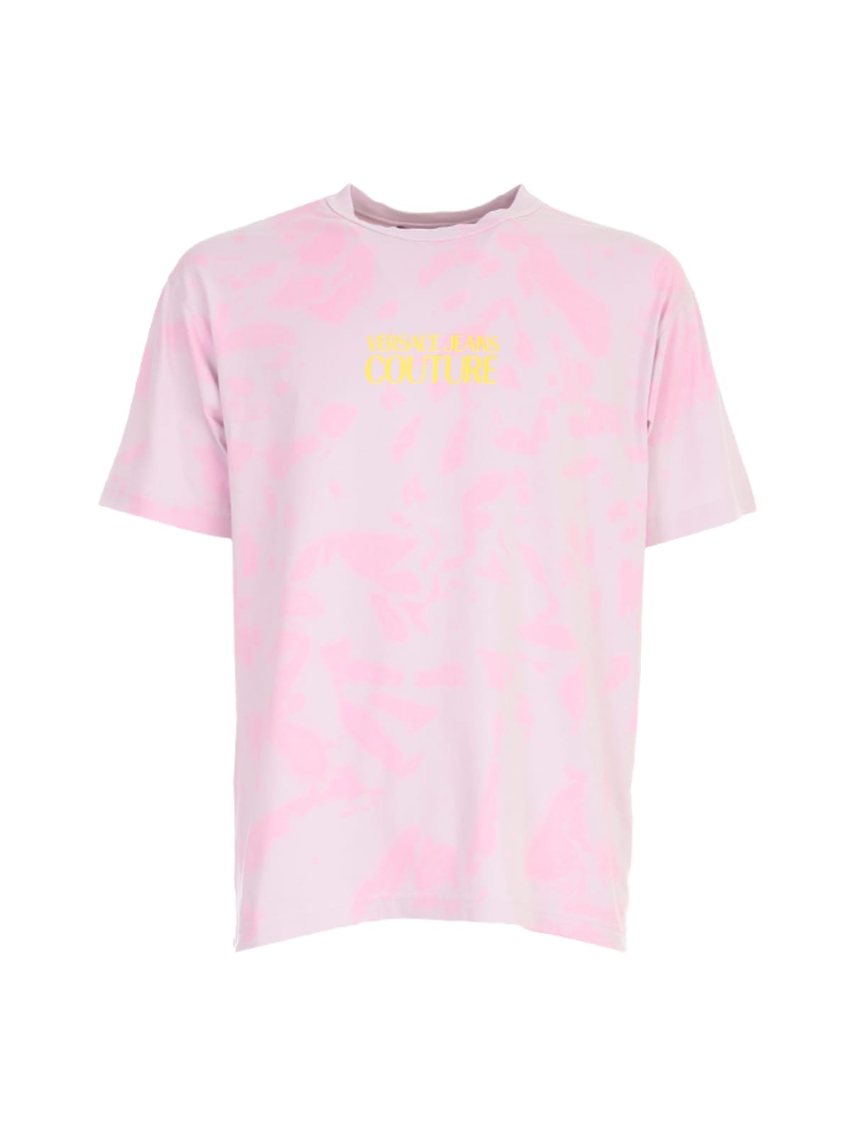 Click to view more detailed imagery on our partner's website Versace Jeans Couture Regular Logo Jersey T-shirt In Tinto