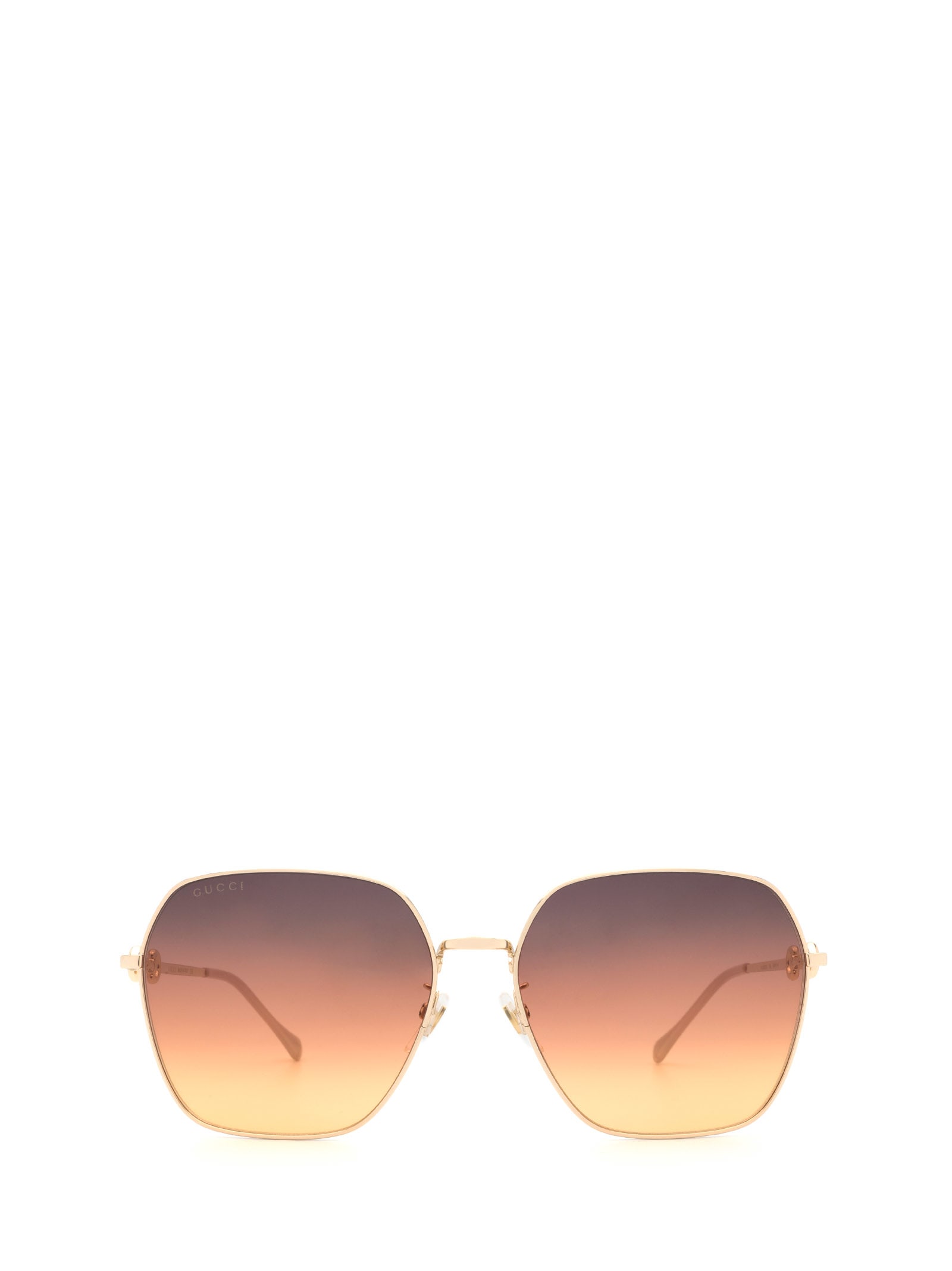 Gucci Eyewear Gg0882sa Gold Sunglasses
