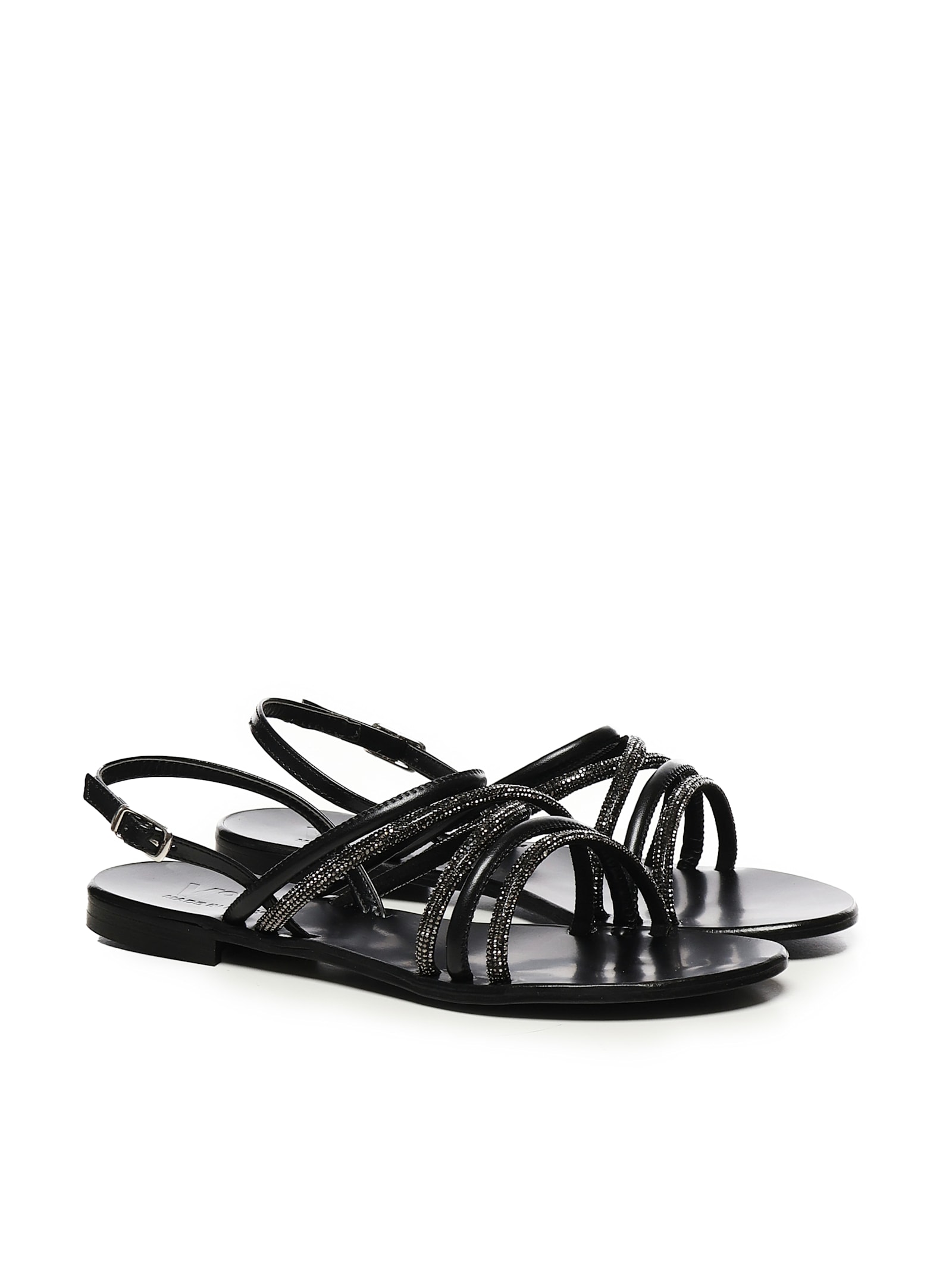 V73 FREDY SANDALS WITH RHINESTONES 
