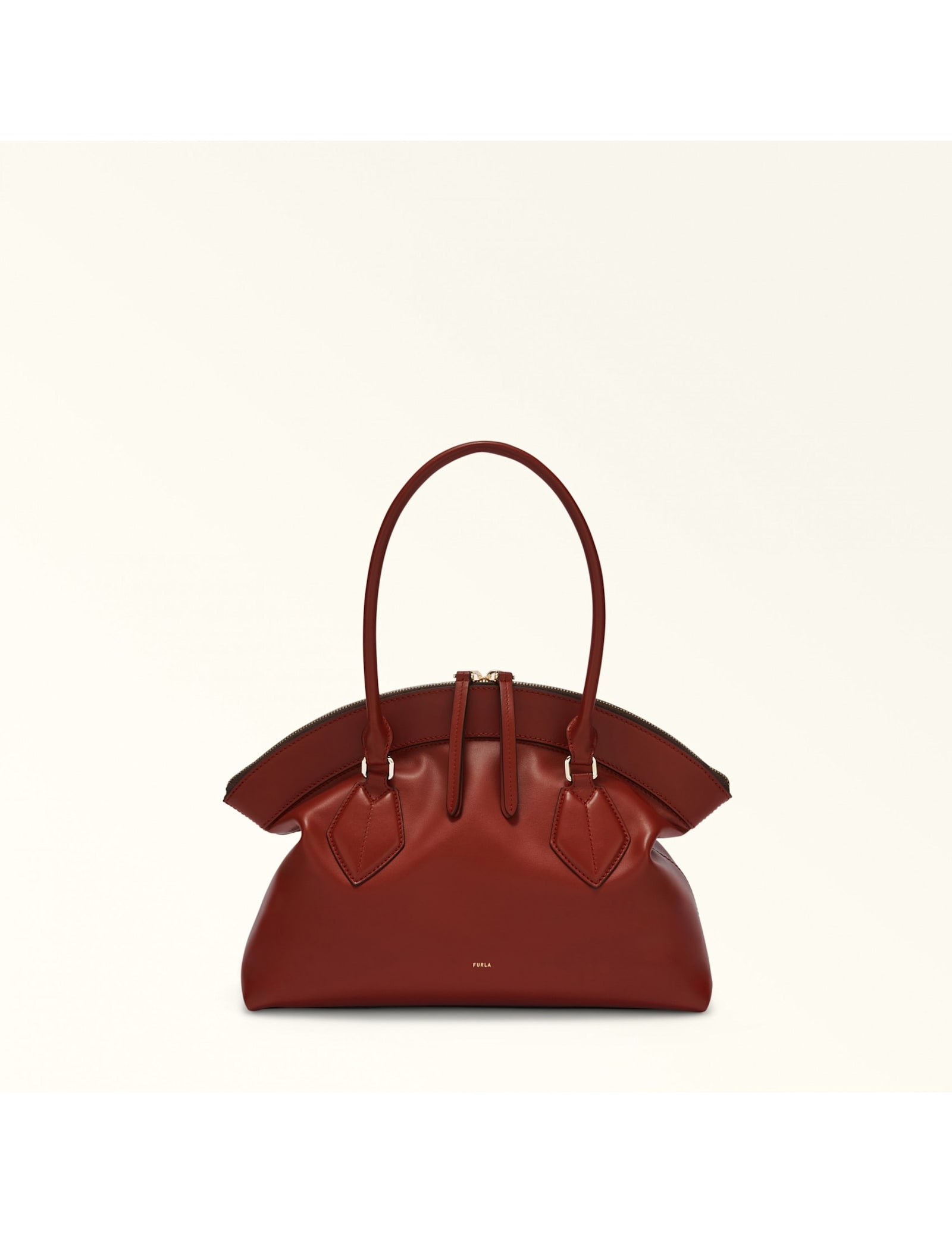 Erica Leather Shopping Bag Color Red