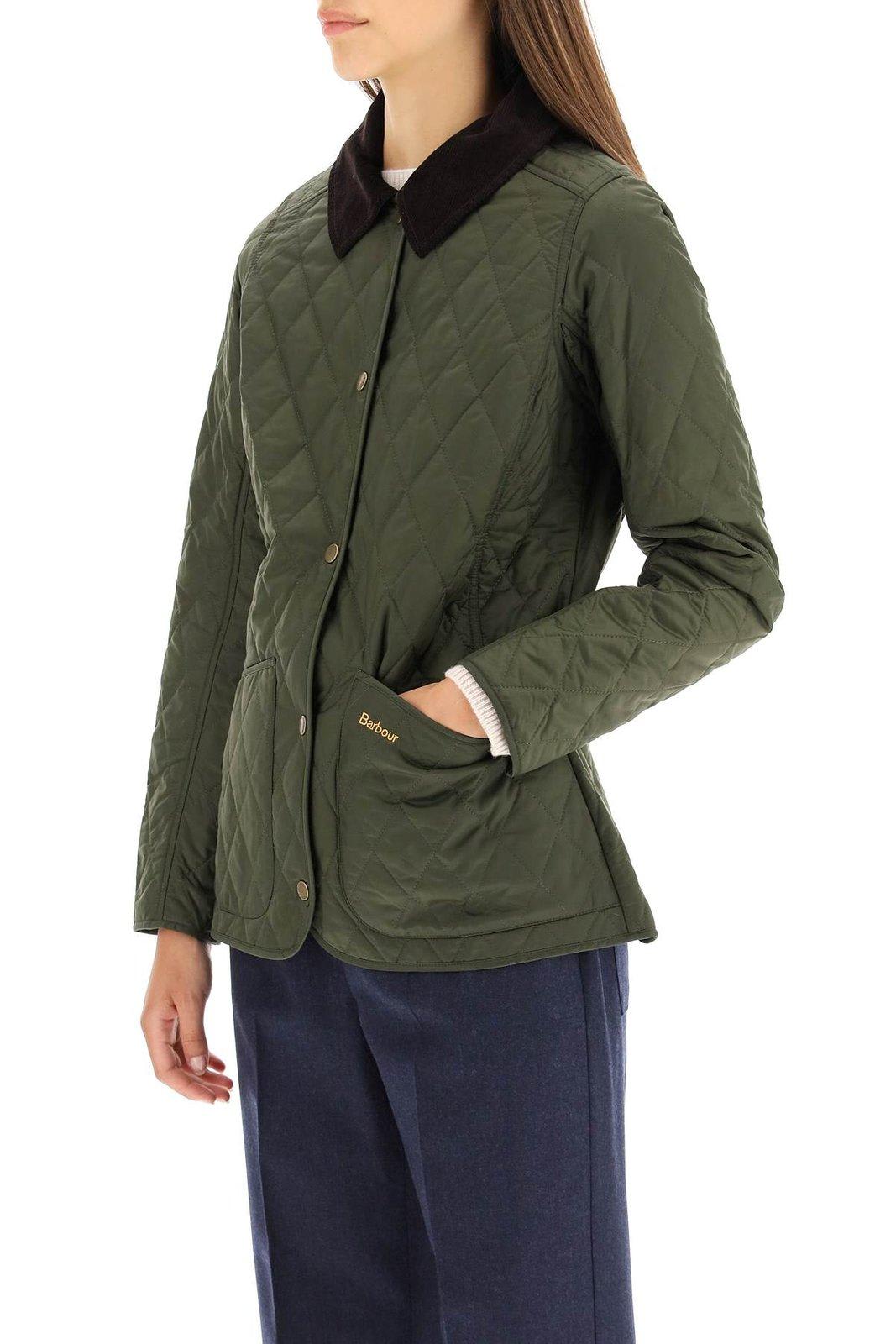 Shop Barbour Annandale Quilted Jacket In Olive