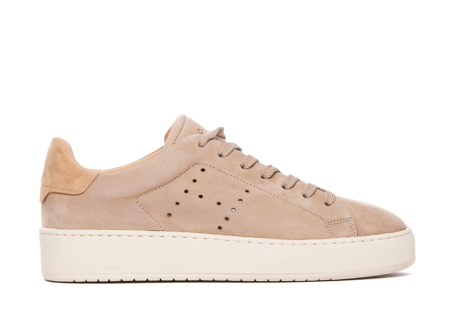 Shop Hogan H672 Sneakers In Beige