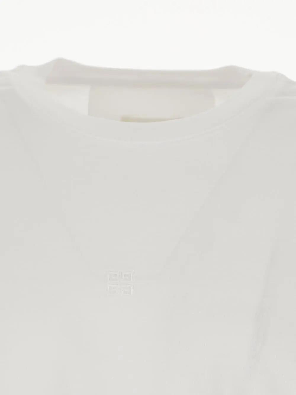Givenchy Cotton T-shirt In Bianco