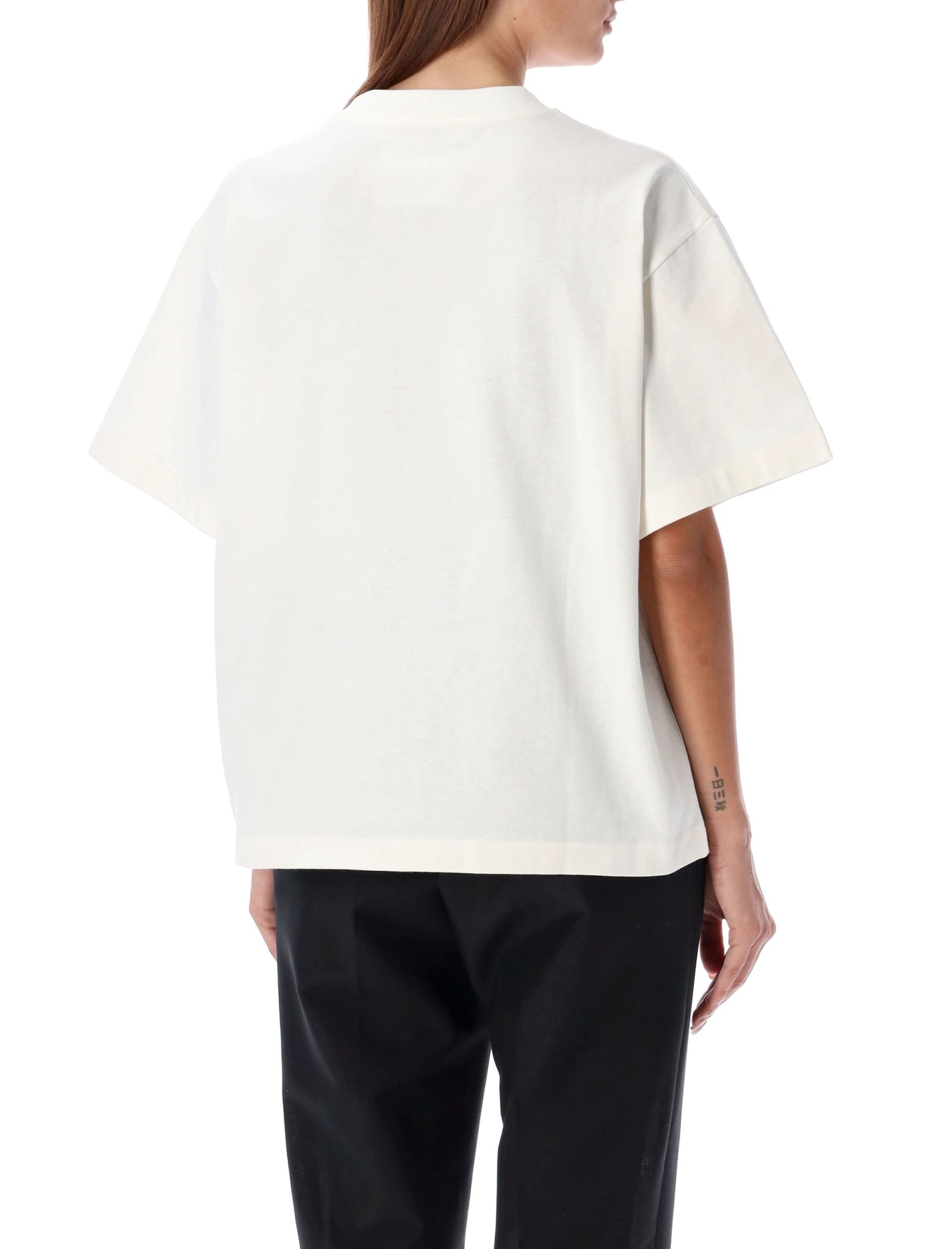 Shop Jil Sander Logo T-shirt In White