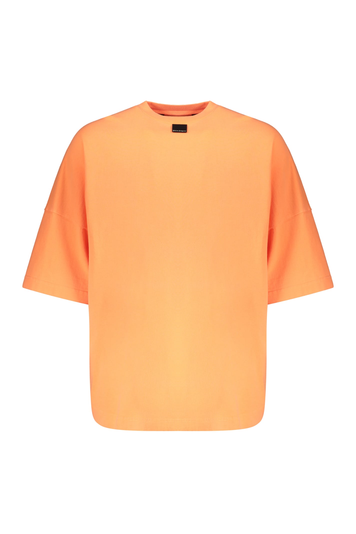 Shop Palm Angels Cotton T-shirt In Orange