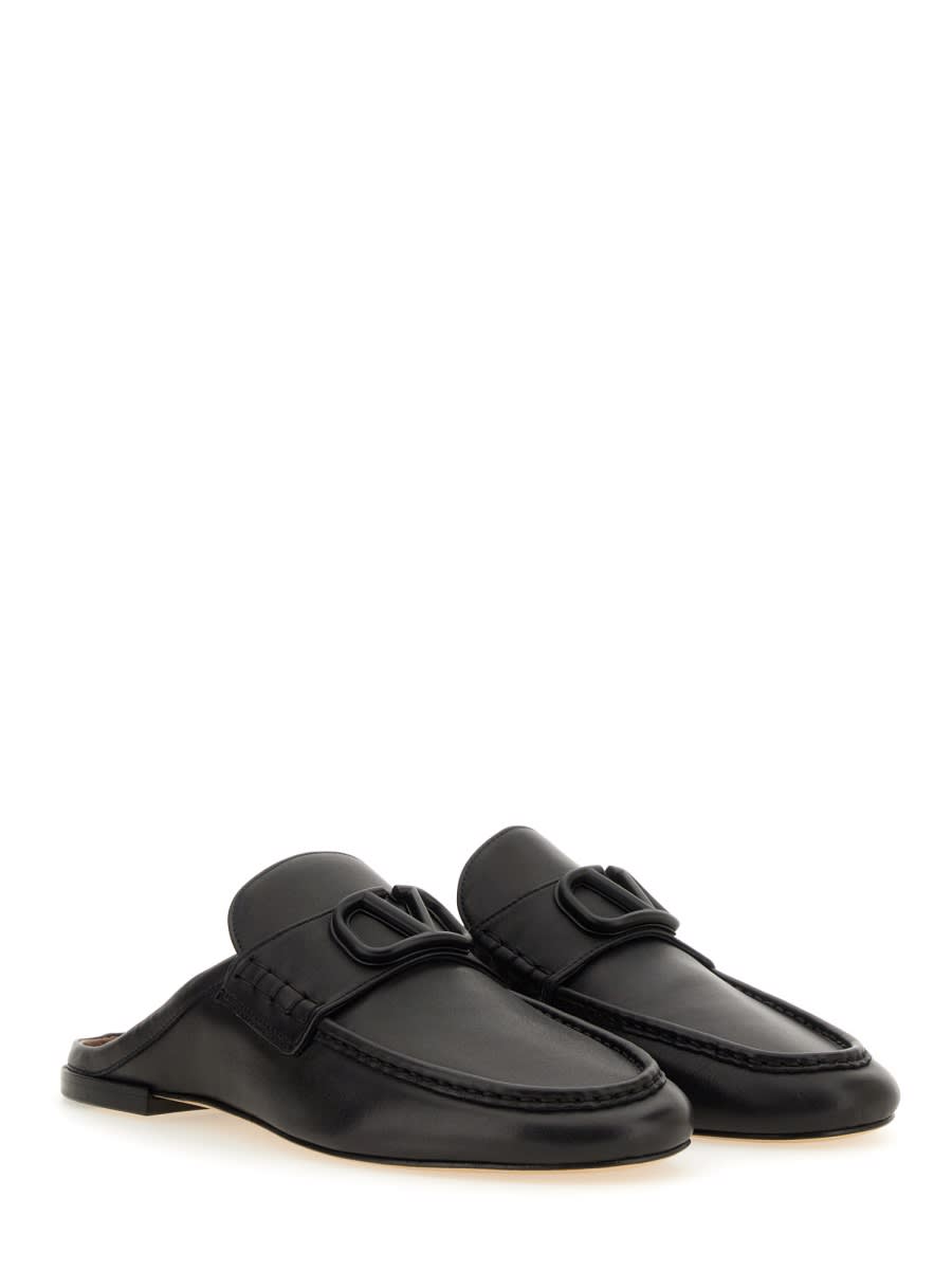 Shop Valentino Signature Vlogo Sandal In Black