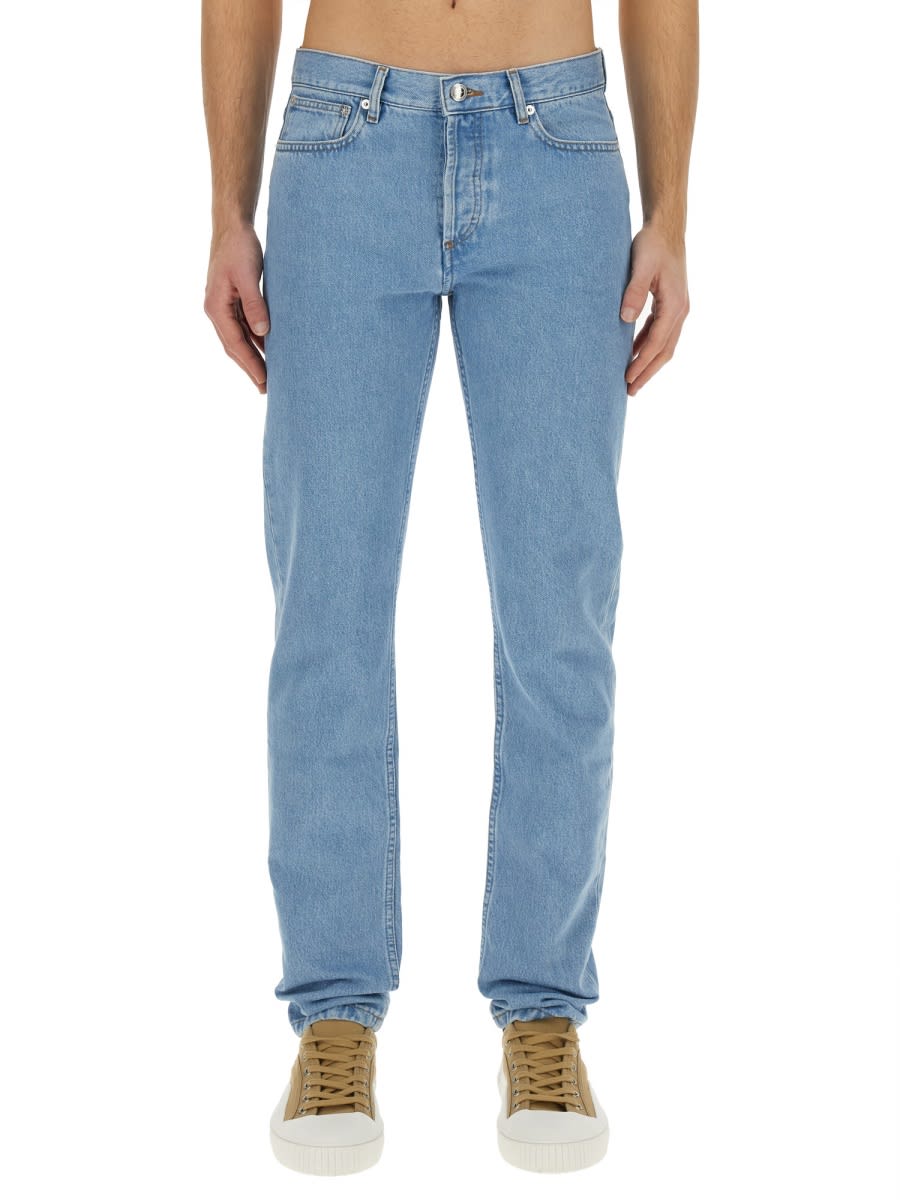 Shop Apc Petit New Standard Jeans In Blue
