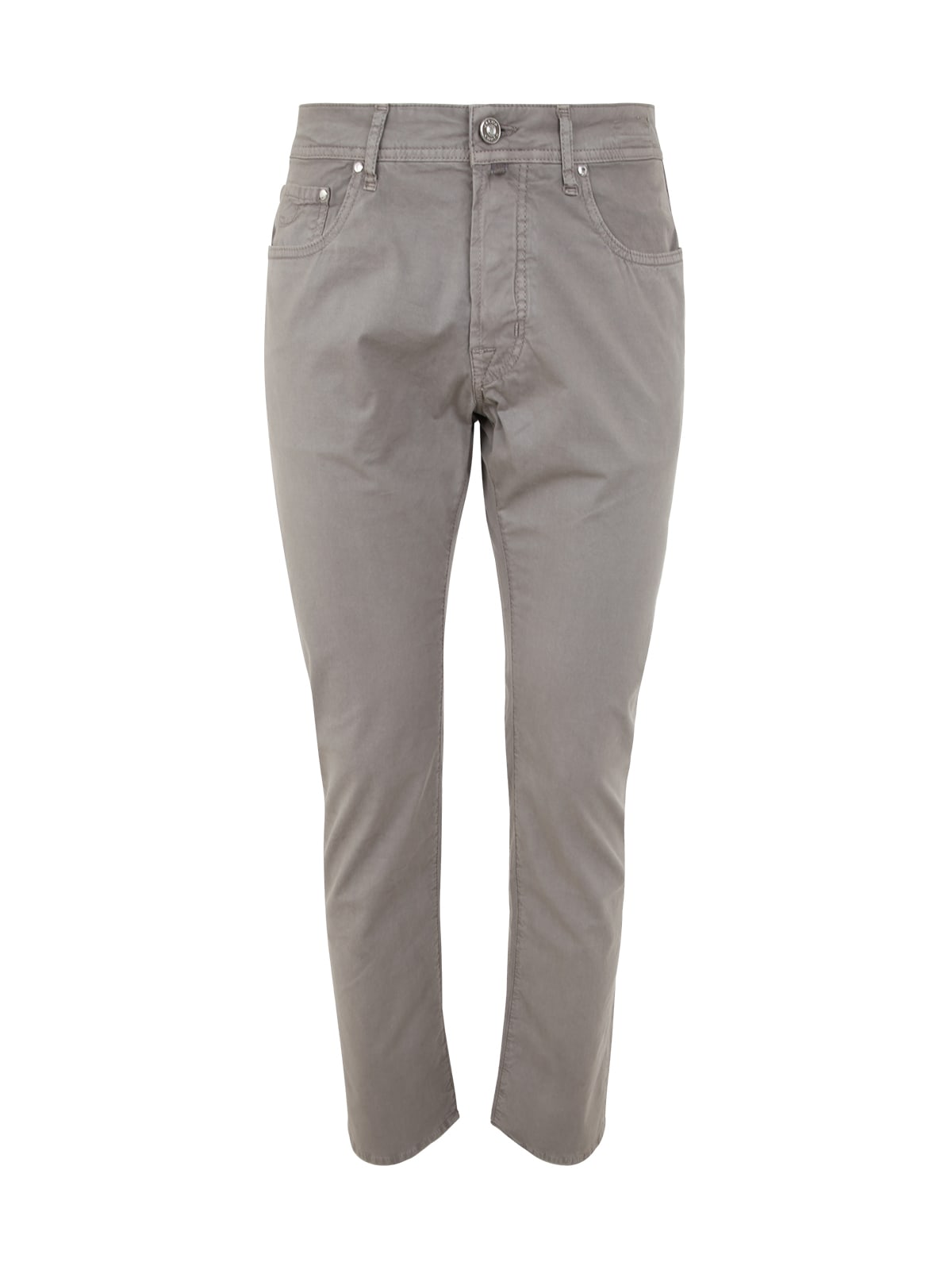 Shop Jacob Cohen Bard Slim Fit Five Pocket Jeans In Elephant Grey