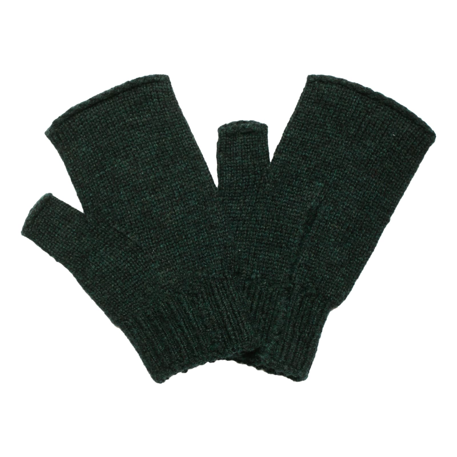 Maison Margiela Green One-finger Wool Gloves