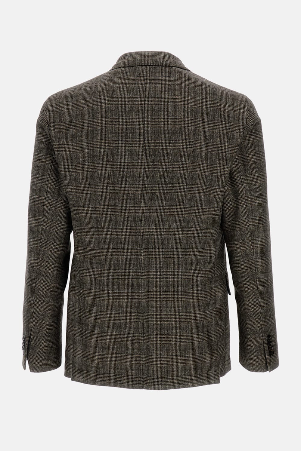 Boglioli Double-breasted Wool Blend Jacket In Multi