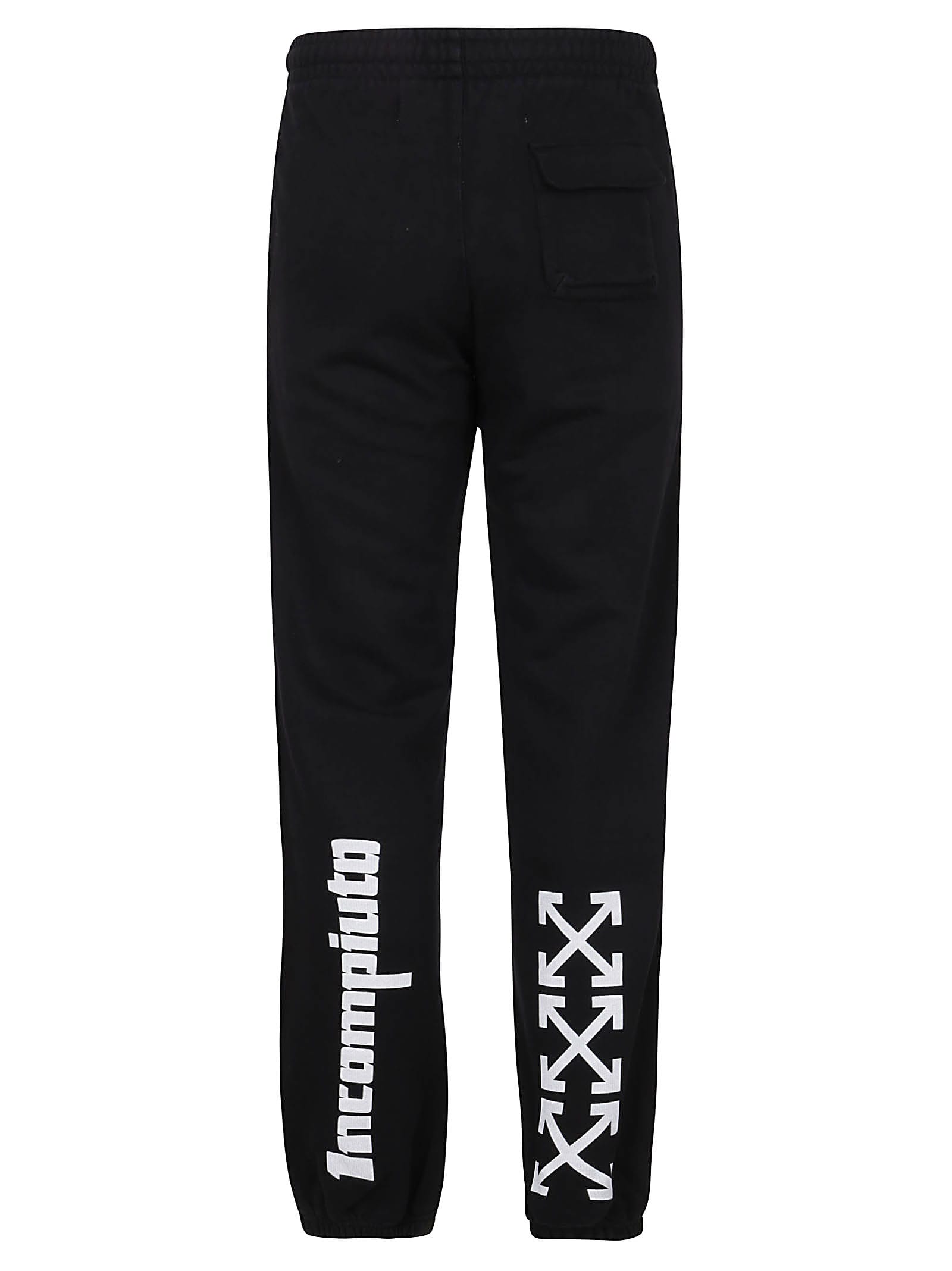 Off-White Off-White Mariana De S Slim Sweatpant Black Multic - Black ...