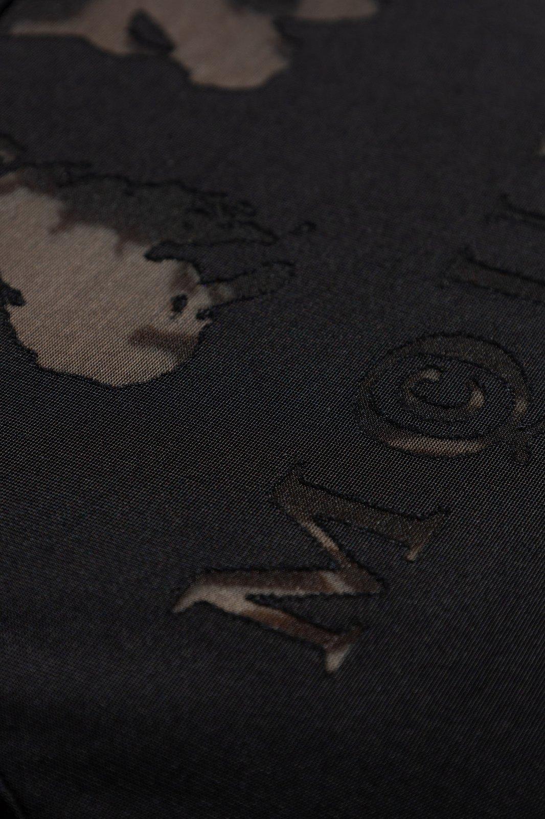 Alexander Mcqueen Logo Detailed Mesh Tank Top In Black