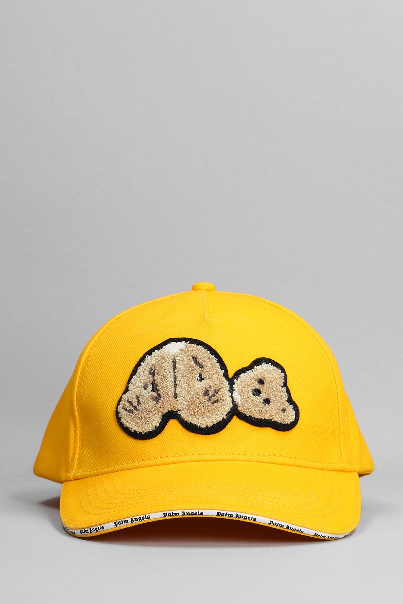Palm Angels Hats In Yellow Cotton