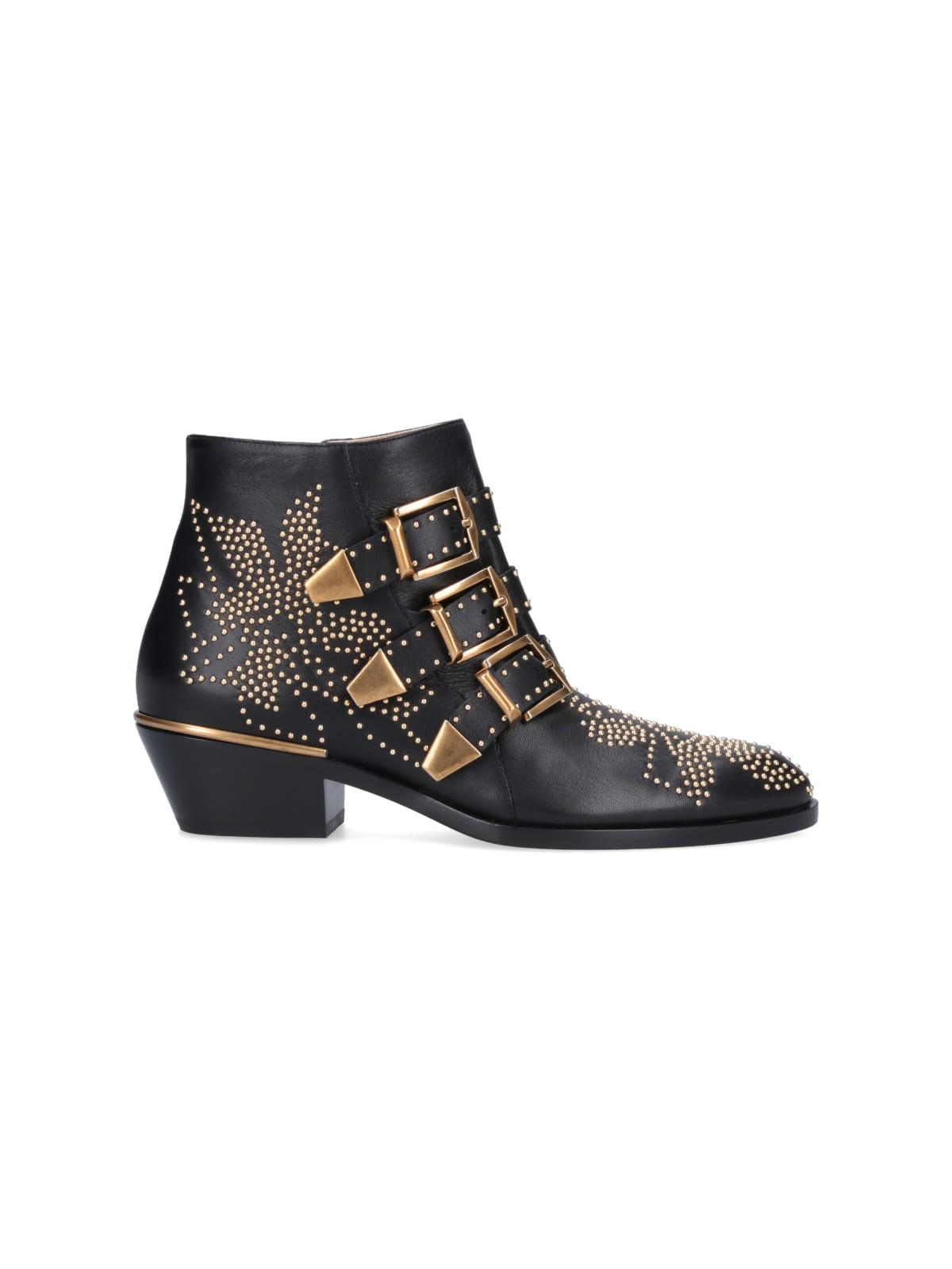 Shop Chloé Susanna Low Boots In Black