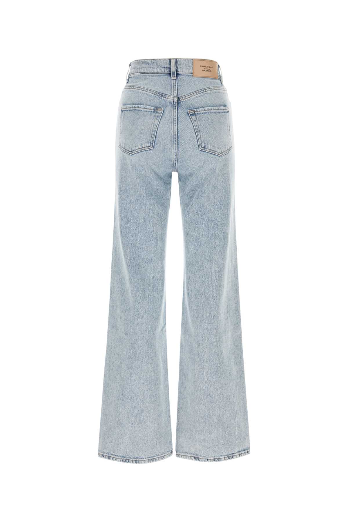 7 For All Mankind Light-blue Stretch Denim Chiara Biasi X  Jeans In Lightblue