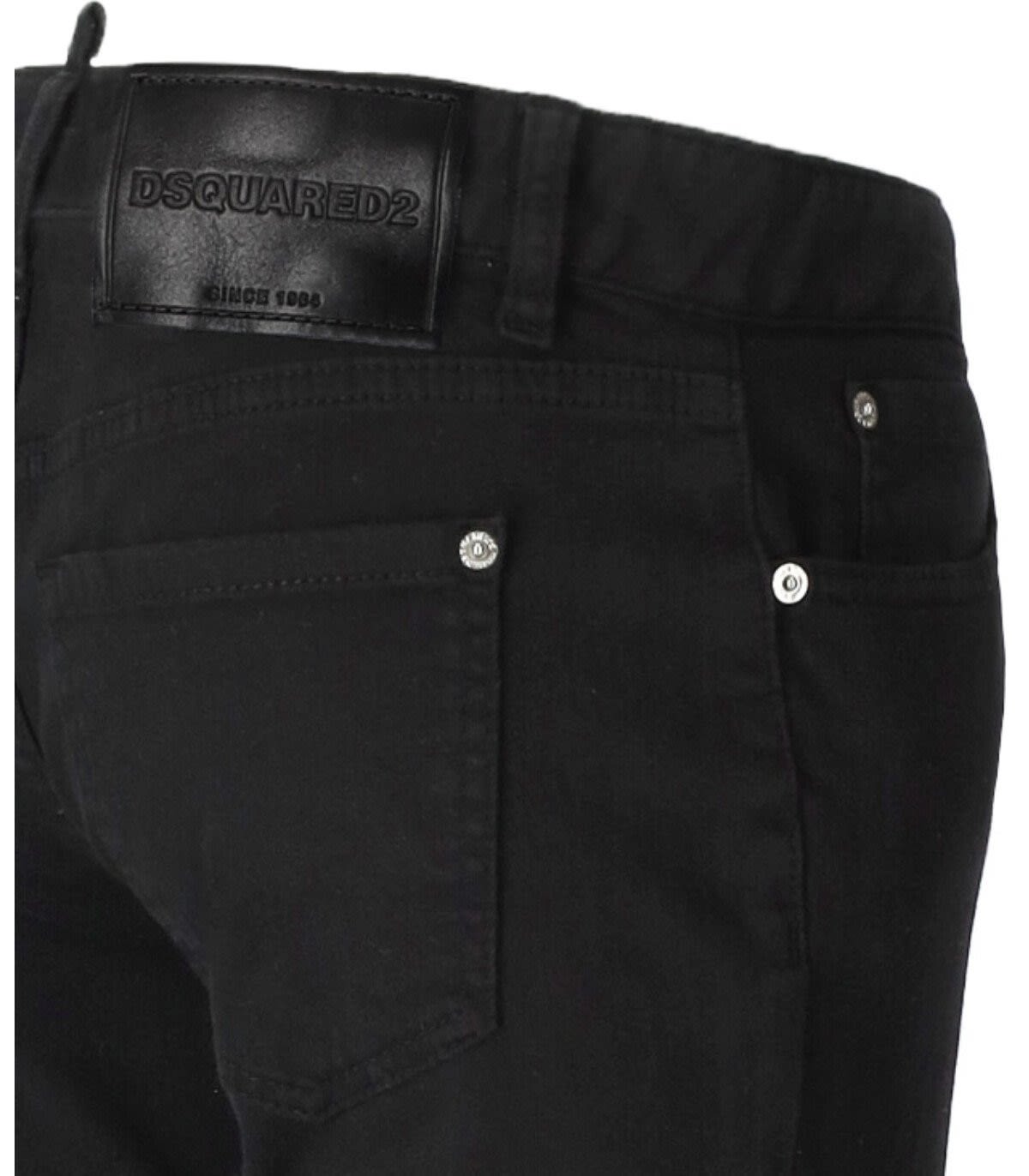 Shop Dsquared2 Twiggy 5-pocket Bootcut Jeans In Nero