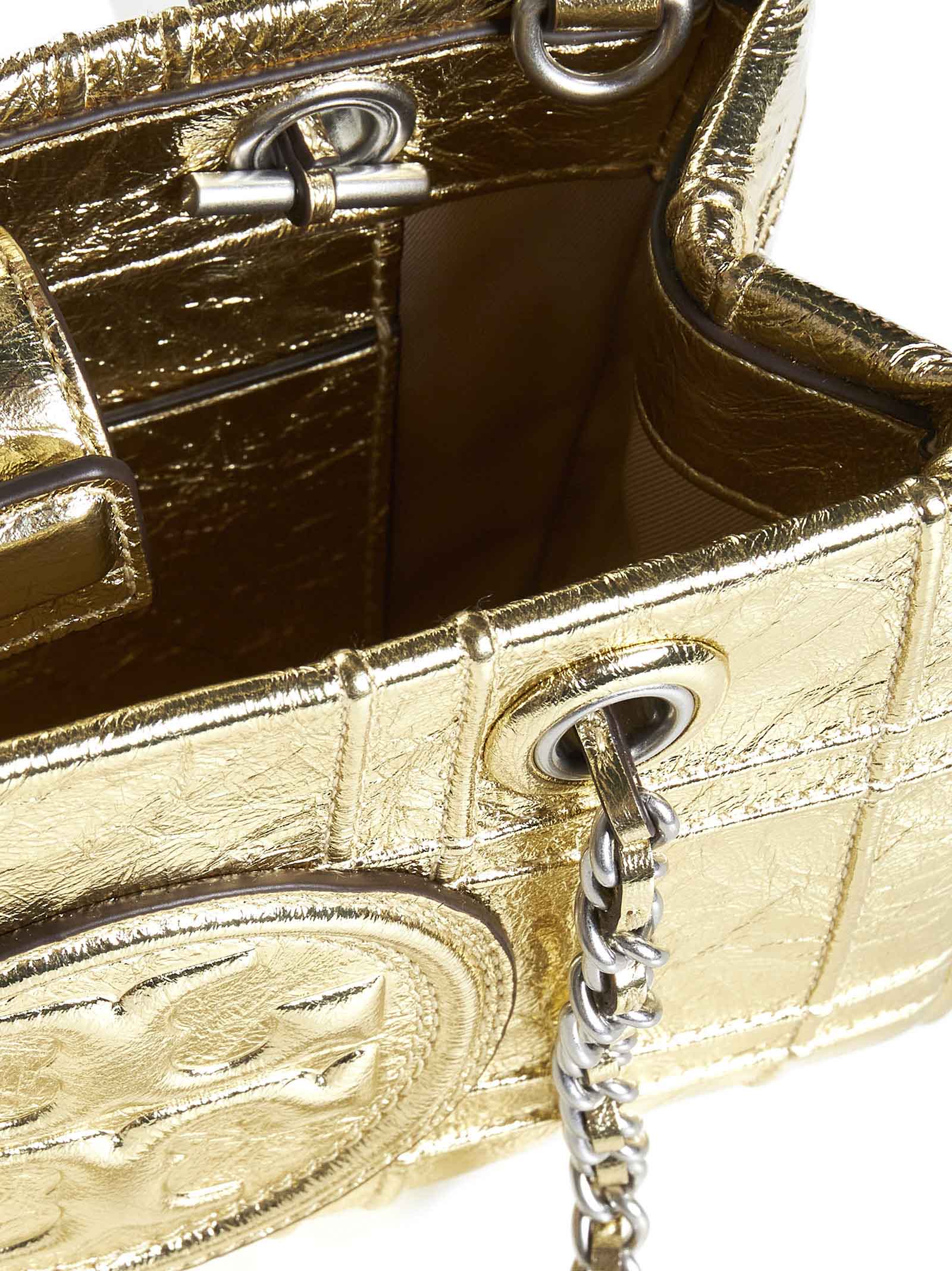 Shop Tory Burch Shoulder Bag In 18 Kt Gold