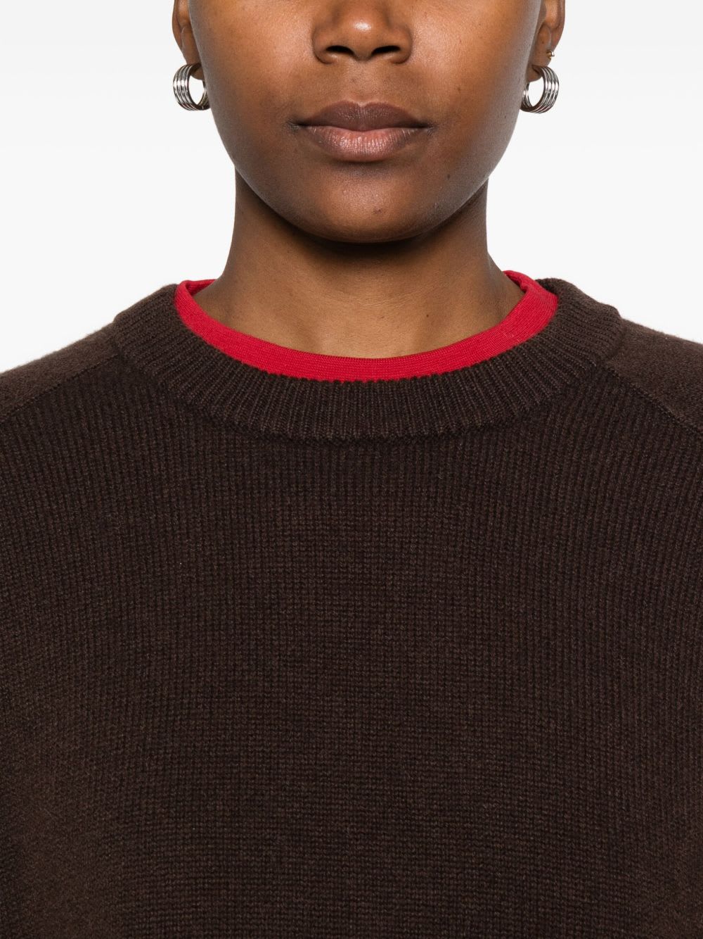 Goat Soft  Cashmere Sweater In Brown