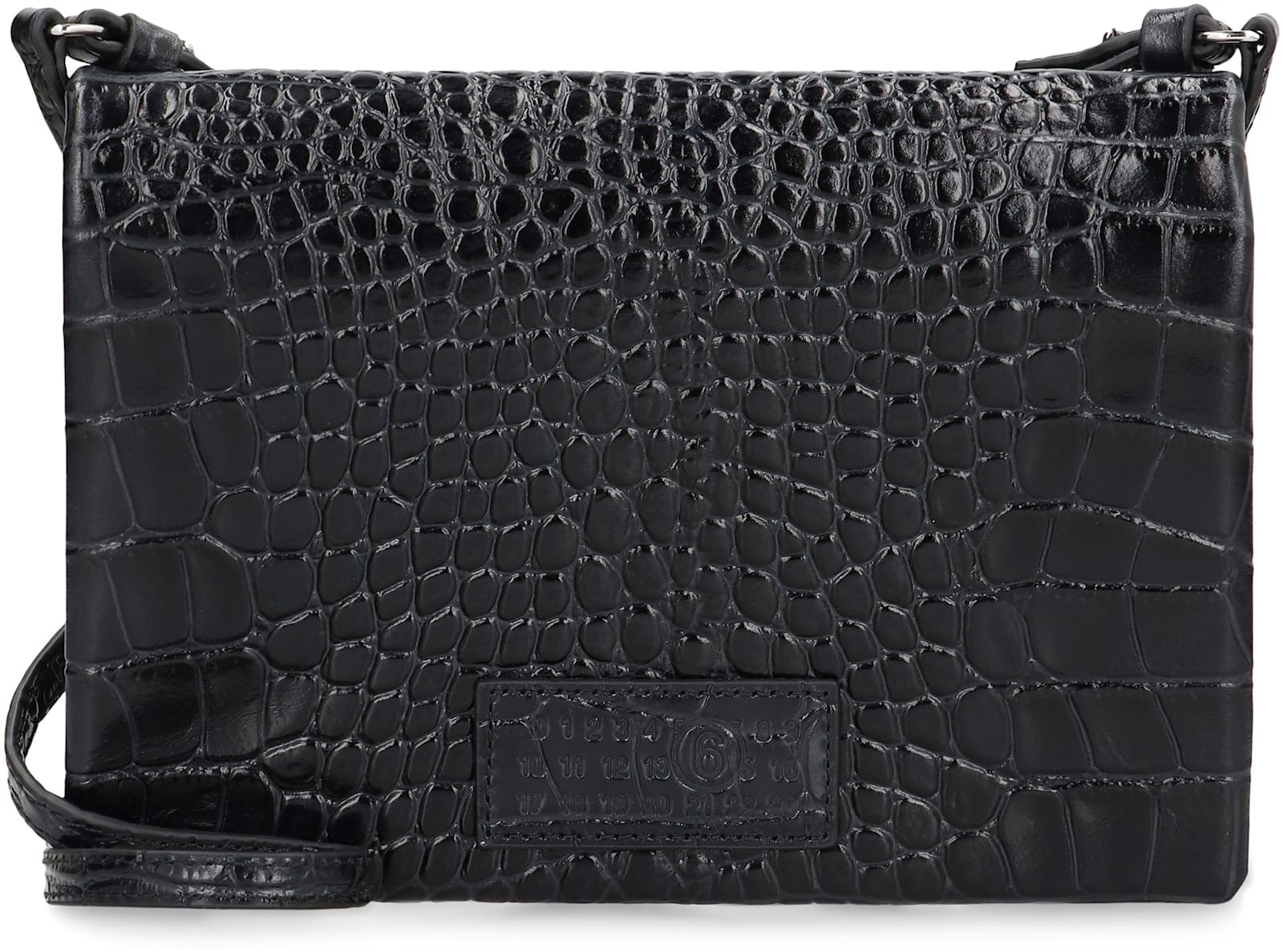 Mm6 Maison Margiela Shoulder Bag Made Of Leather In Black
