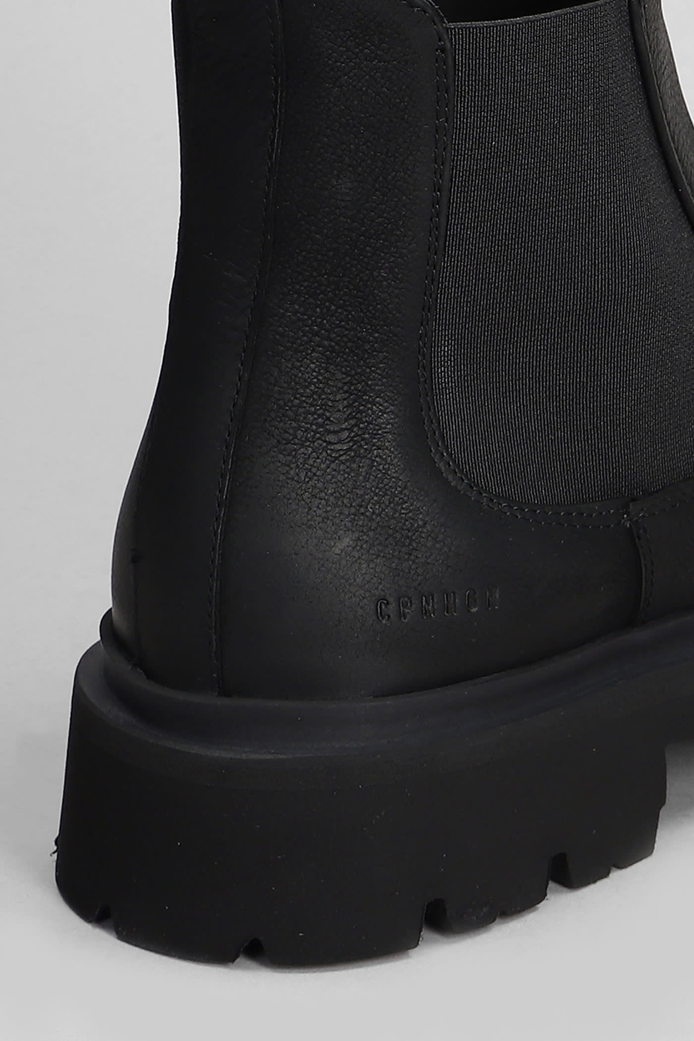 Shop Copenhagen Cph 128 Combat Boots In Black Nubuck